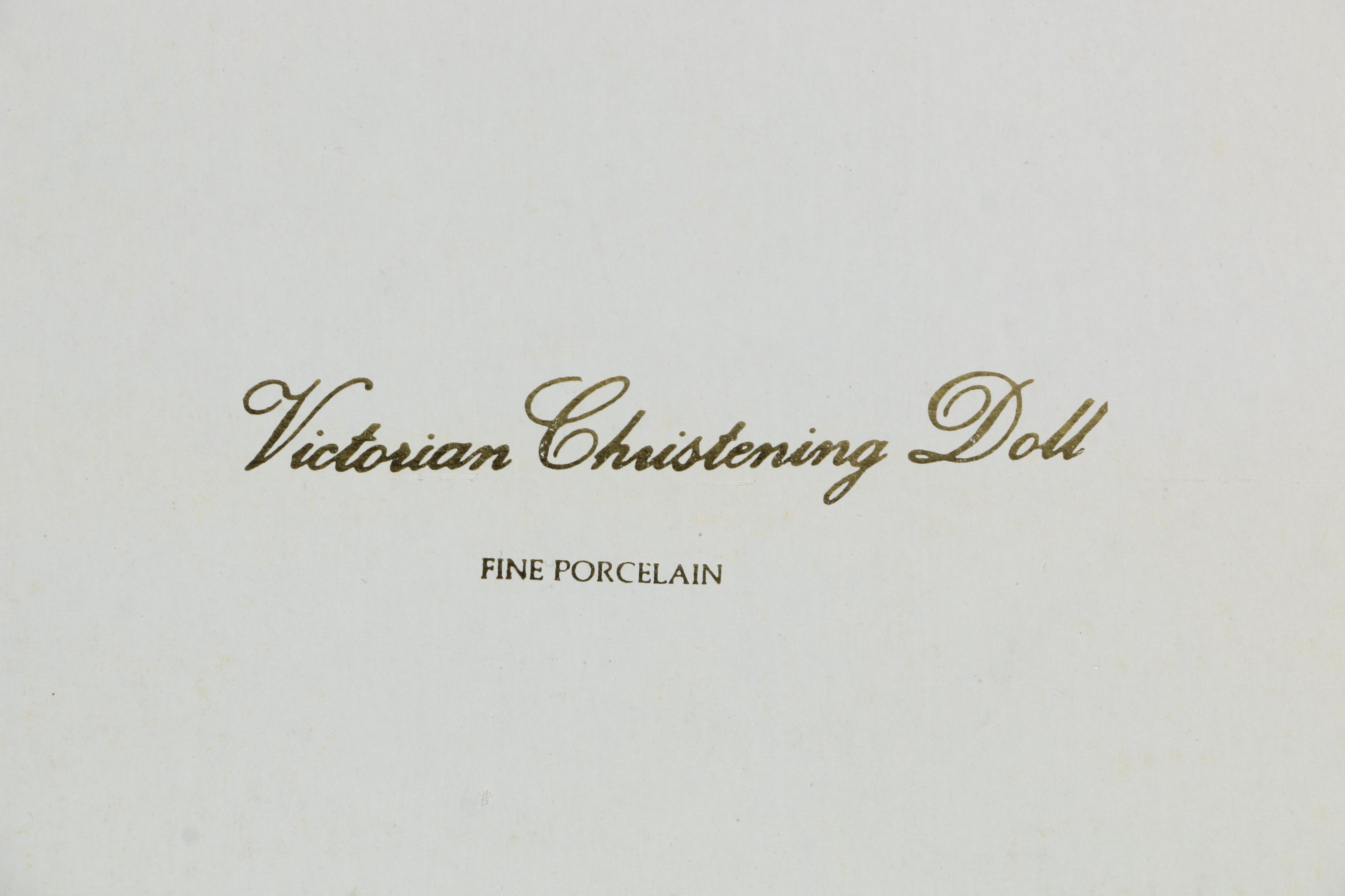 1991 Lenox "Victorian Christening" Porcelain Doll