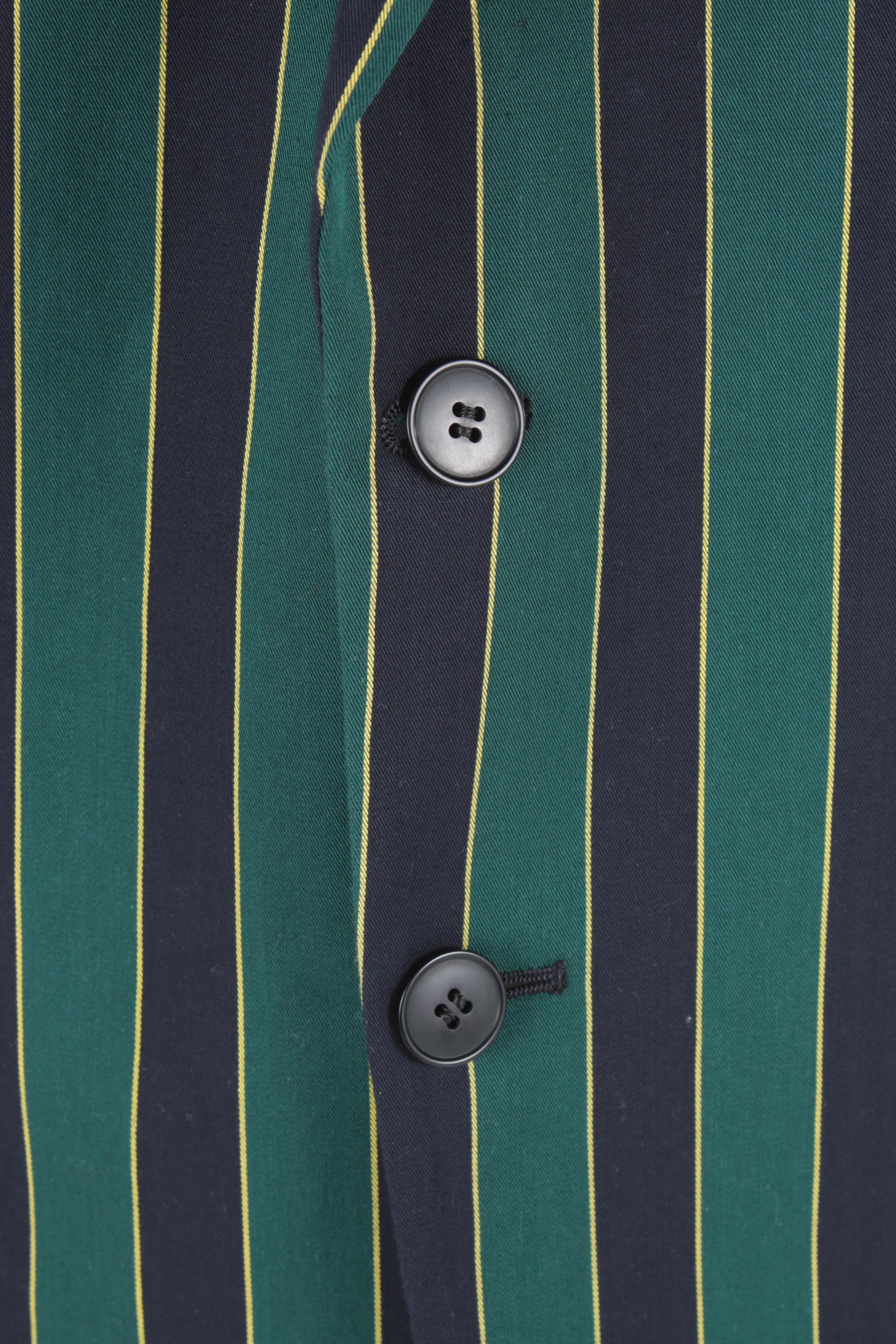Men's Vintage Harrods Striped Cotton Blazer