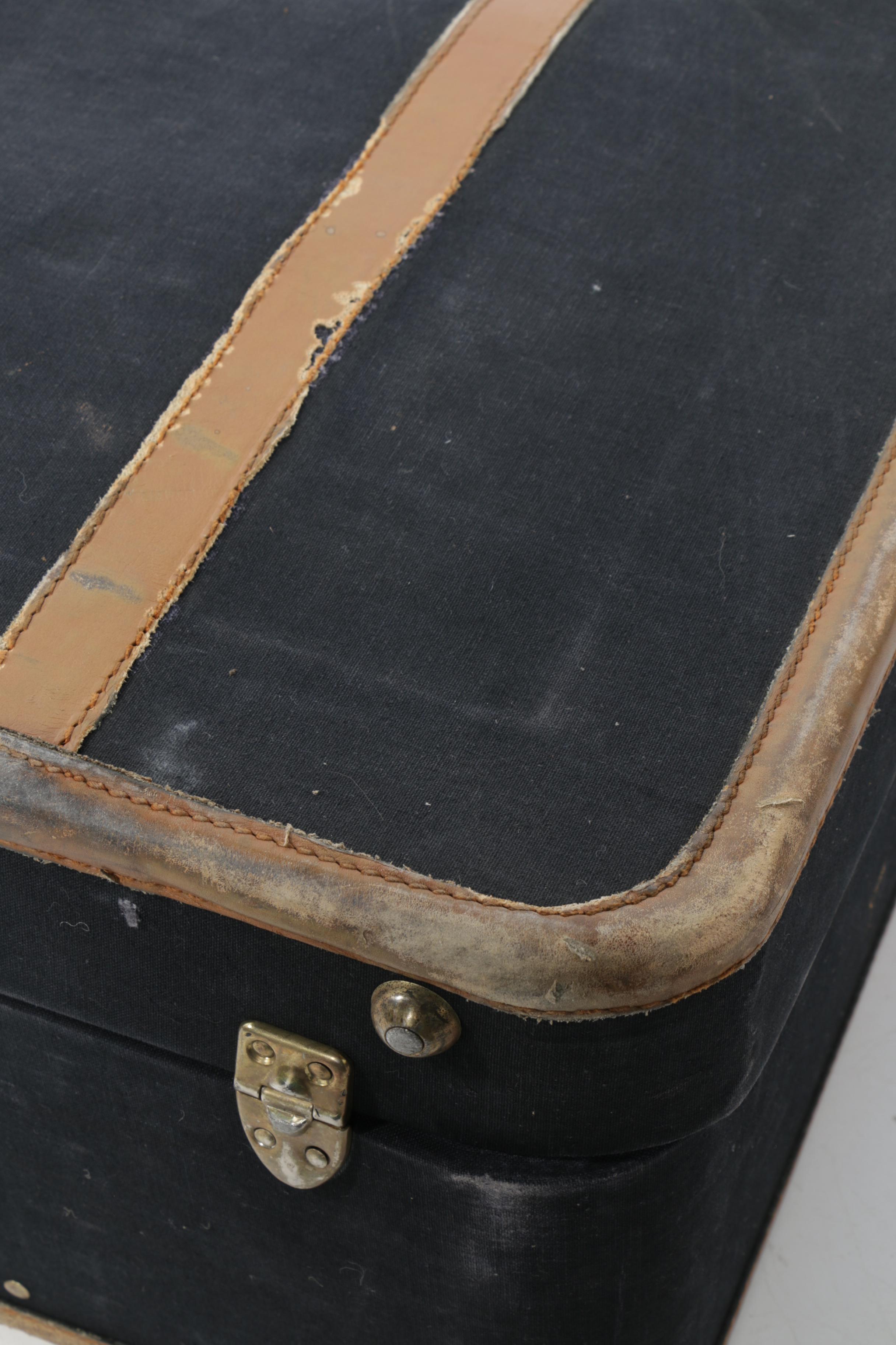 Vintage T. Anthony Ltd. Large Black Pullman Suitcases