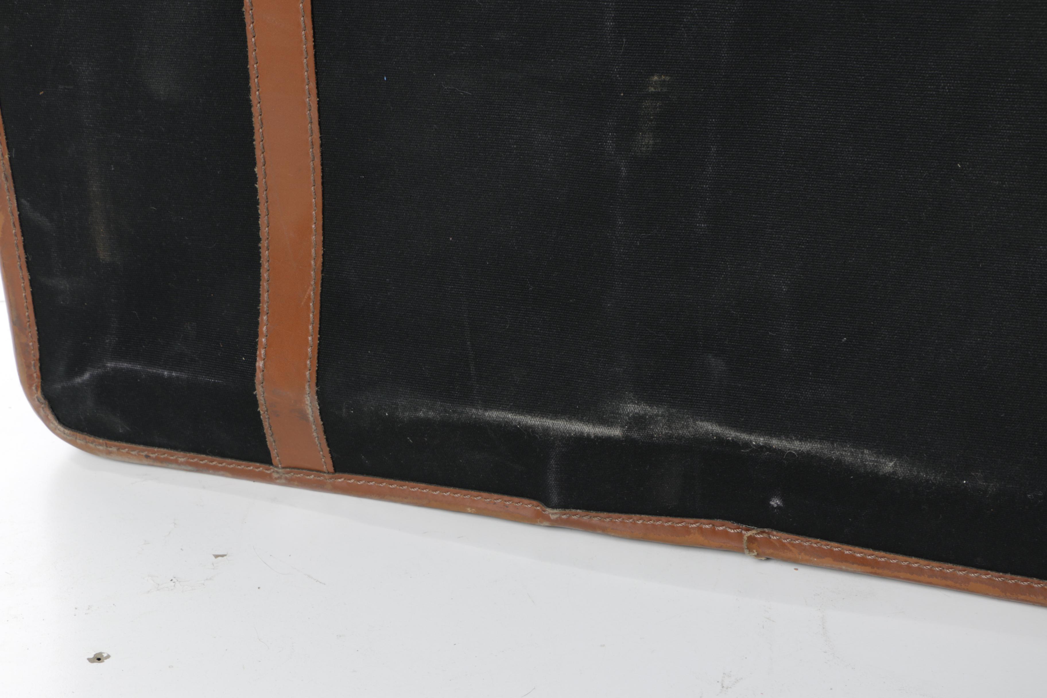 Vintage T. Anthony Ltd. Large Black Pullman Suitcases