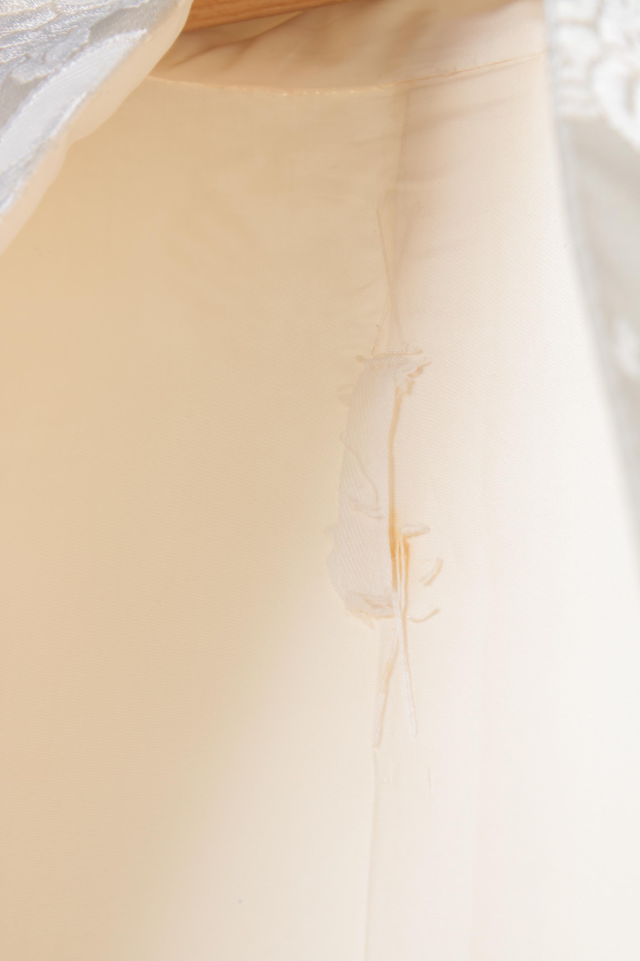 Women's Japanese Shiromoku Wedding Kimono in White Brocade Silk