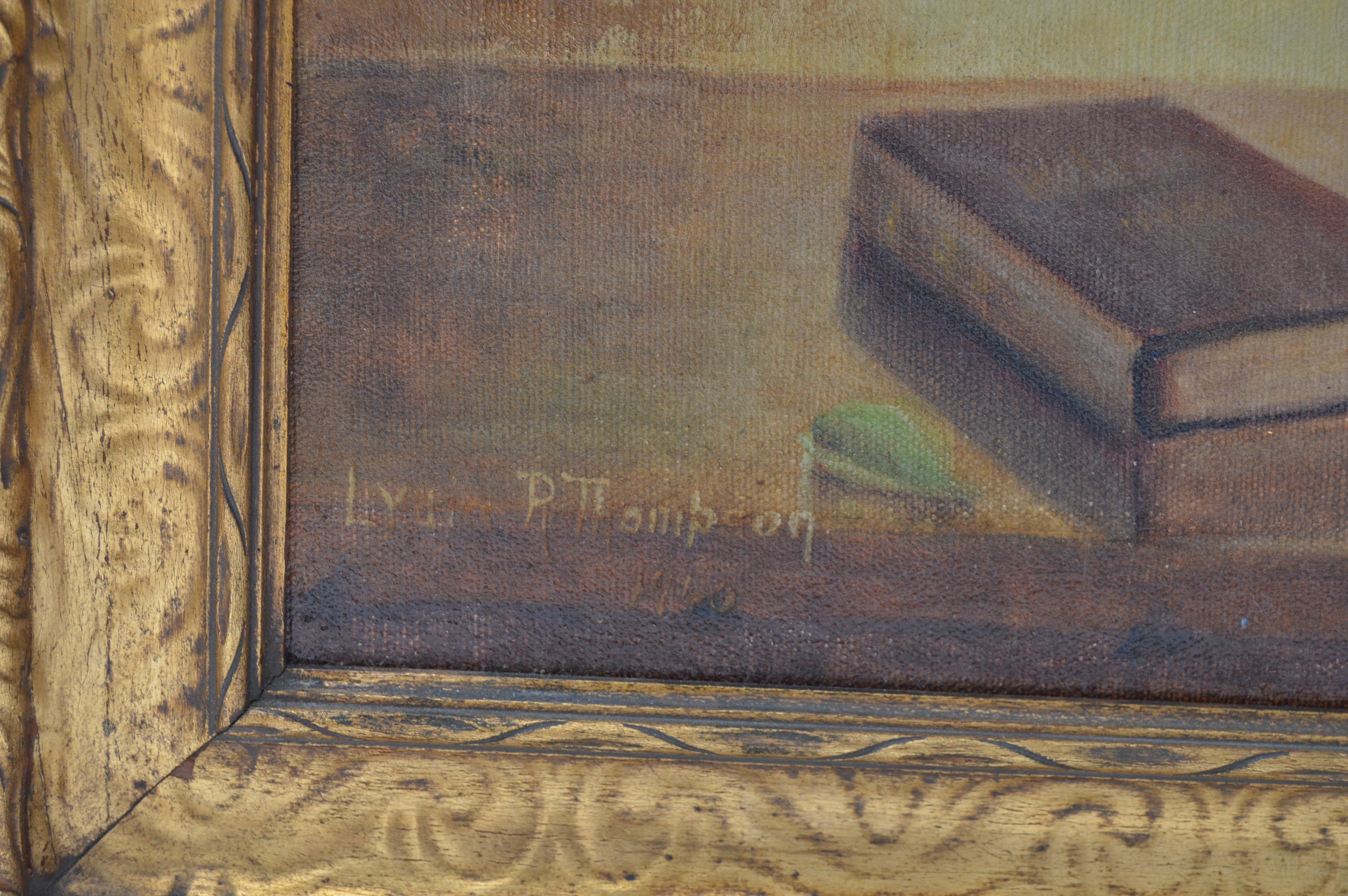 Lydia Thompson Original Floral Still Life Oil on Canvas