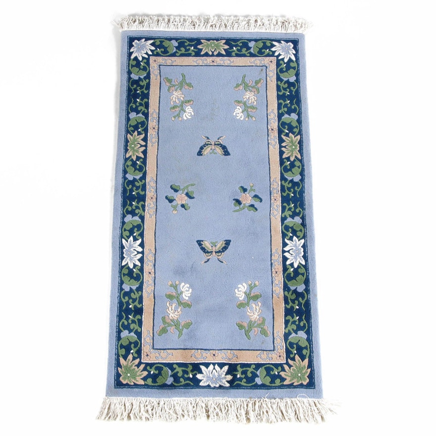 Hand-Knotted Vietnamese Carved Wool Accent Rug by Art Export