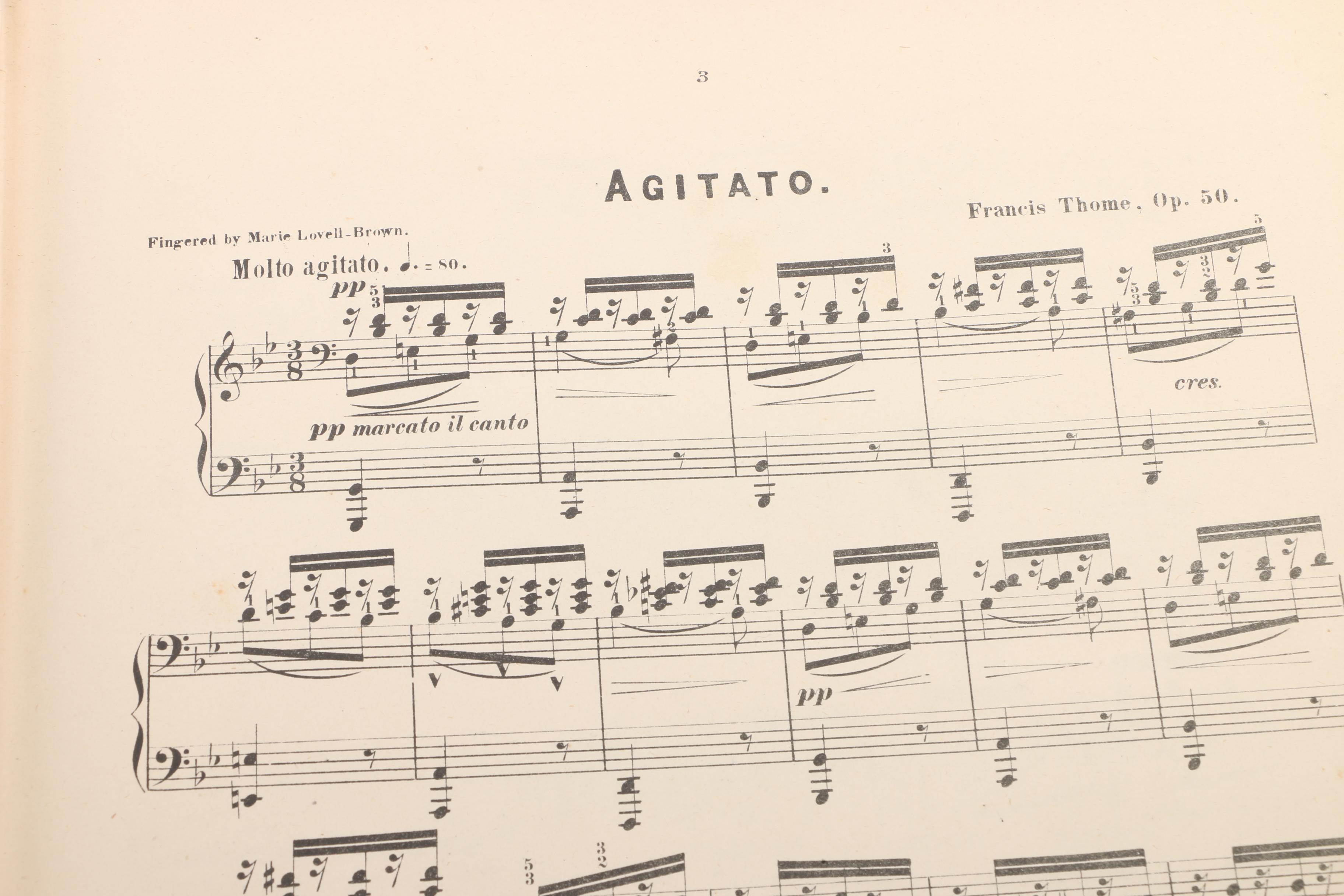 Vintage Piano, Organ, and Vocal Sheet Music Books