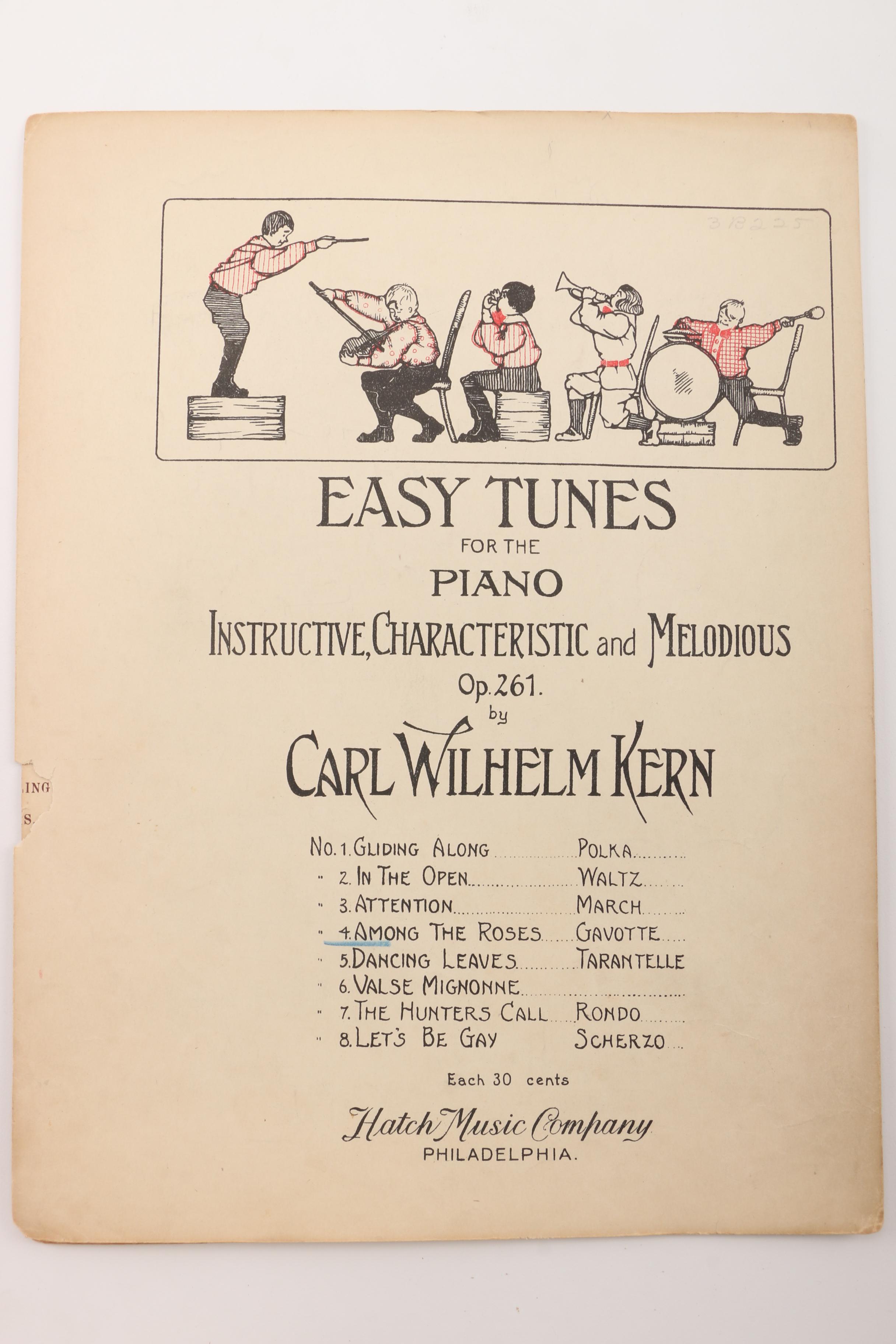 Vintage Piano, Organ, and Vocal Sheet Music Books