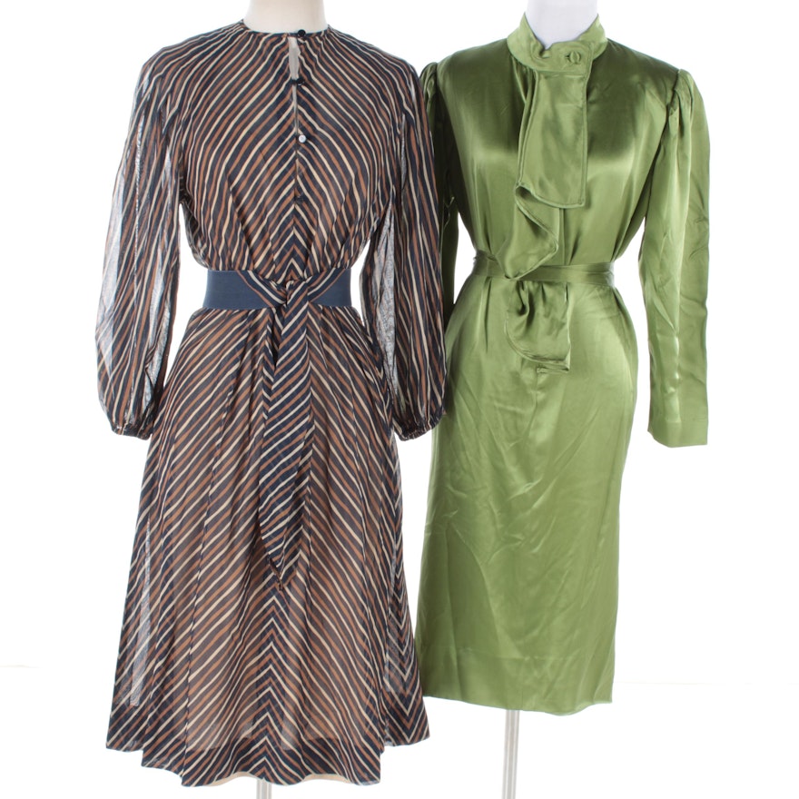 Women's Vintage Dresses Including Christian Rupert