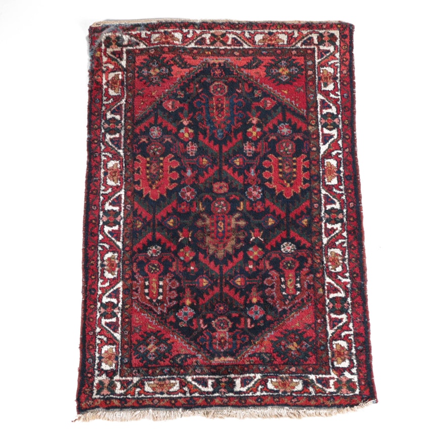 Hand-Knotted Caucasian Kuba Wool Area Rug