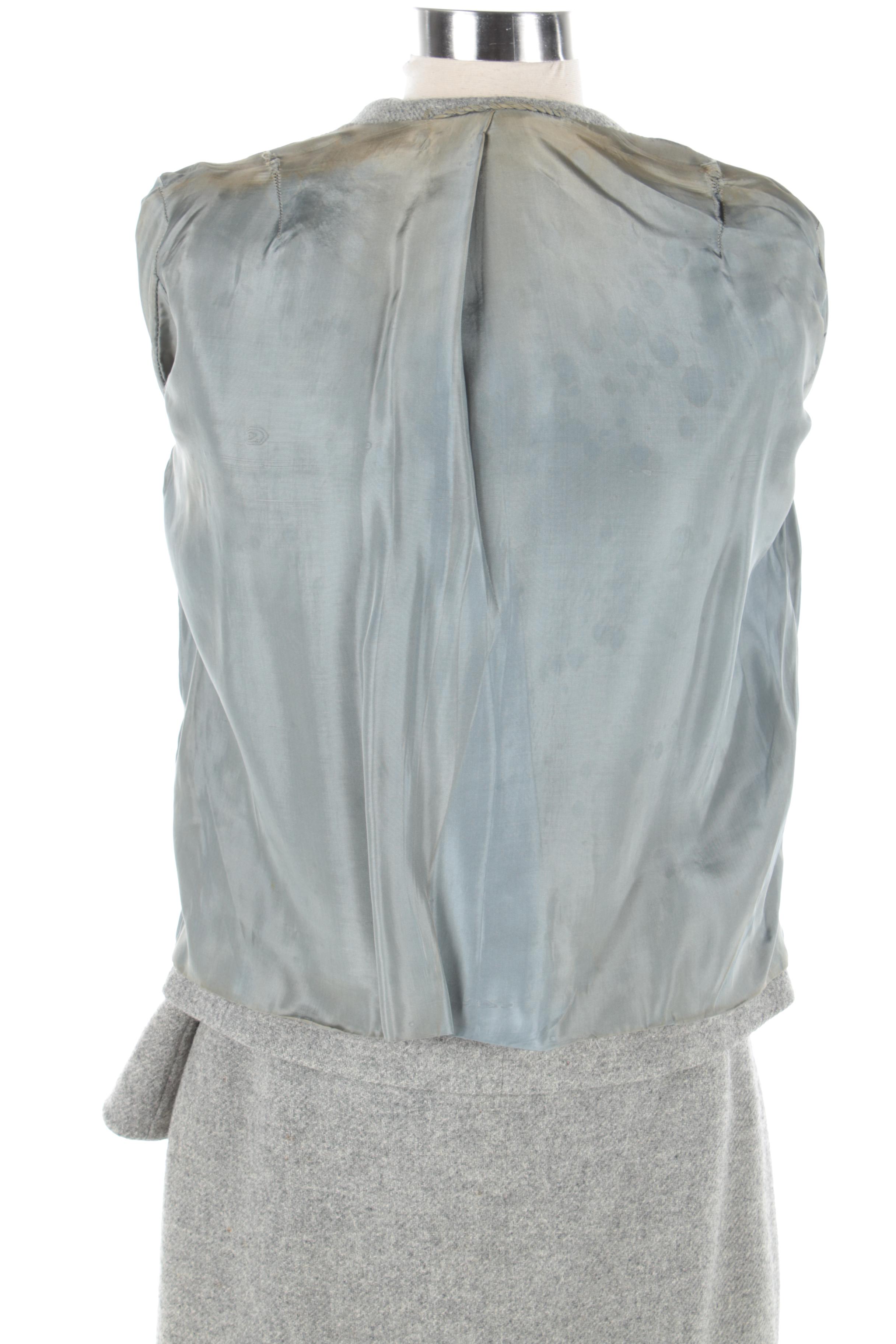 Circa 1960s Vintage Skirt Suit by Highbrow Avantgarde