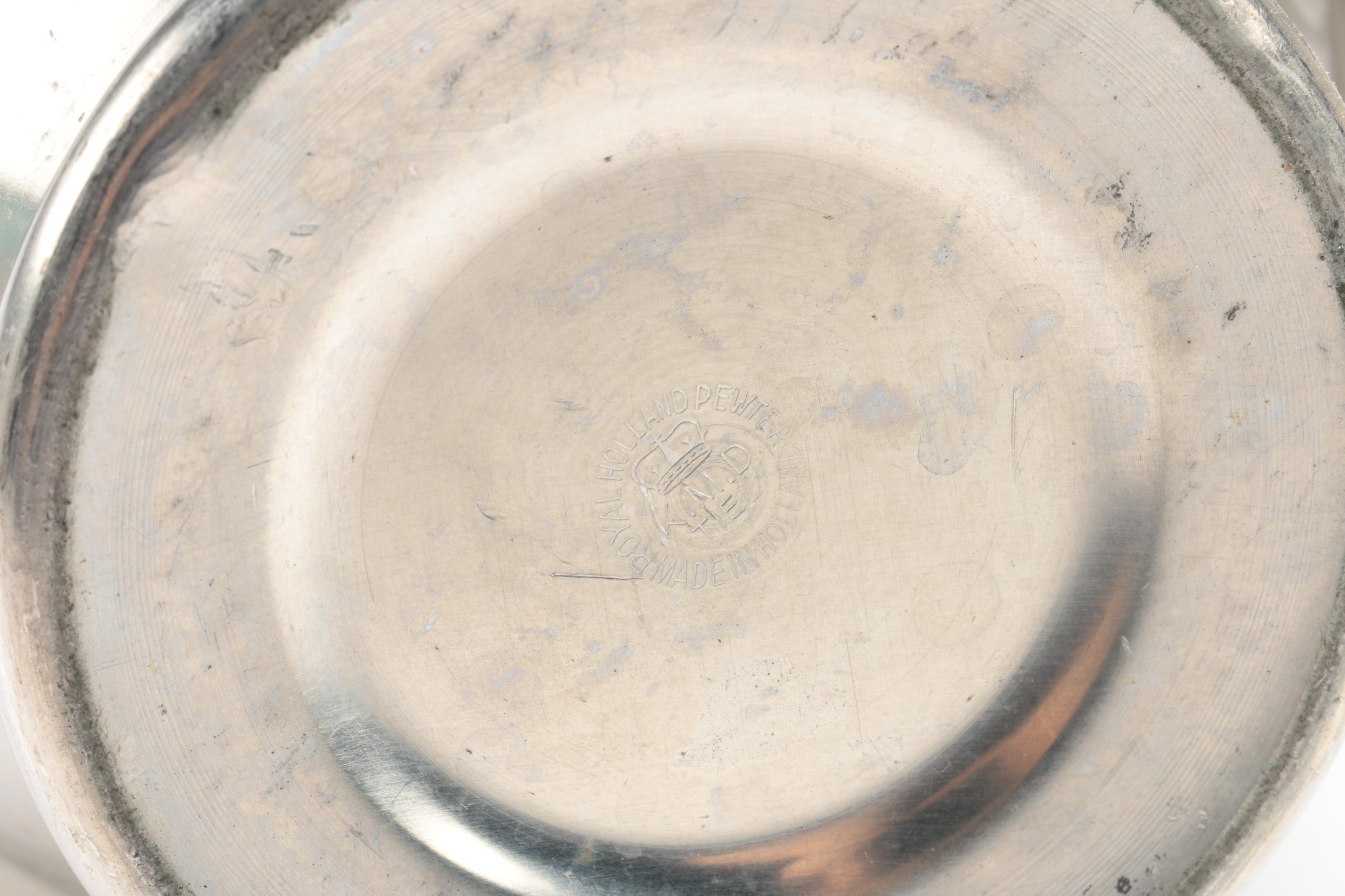 Pewter Serveware and Vases