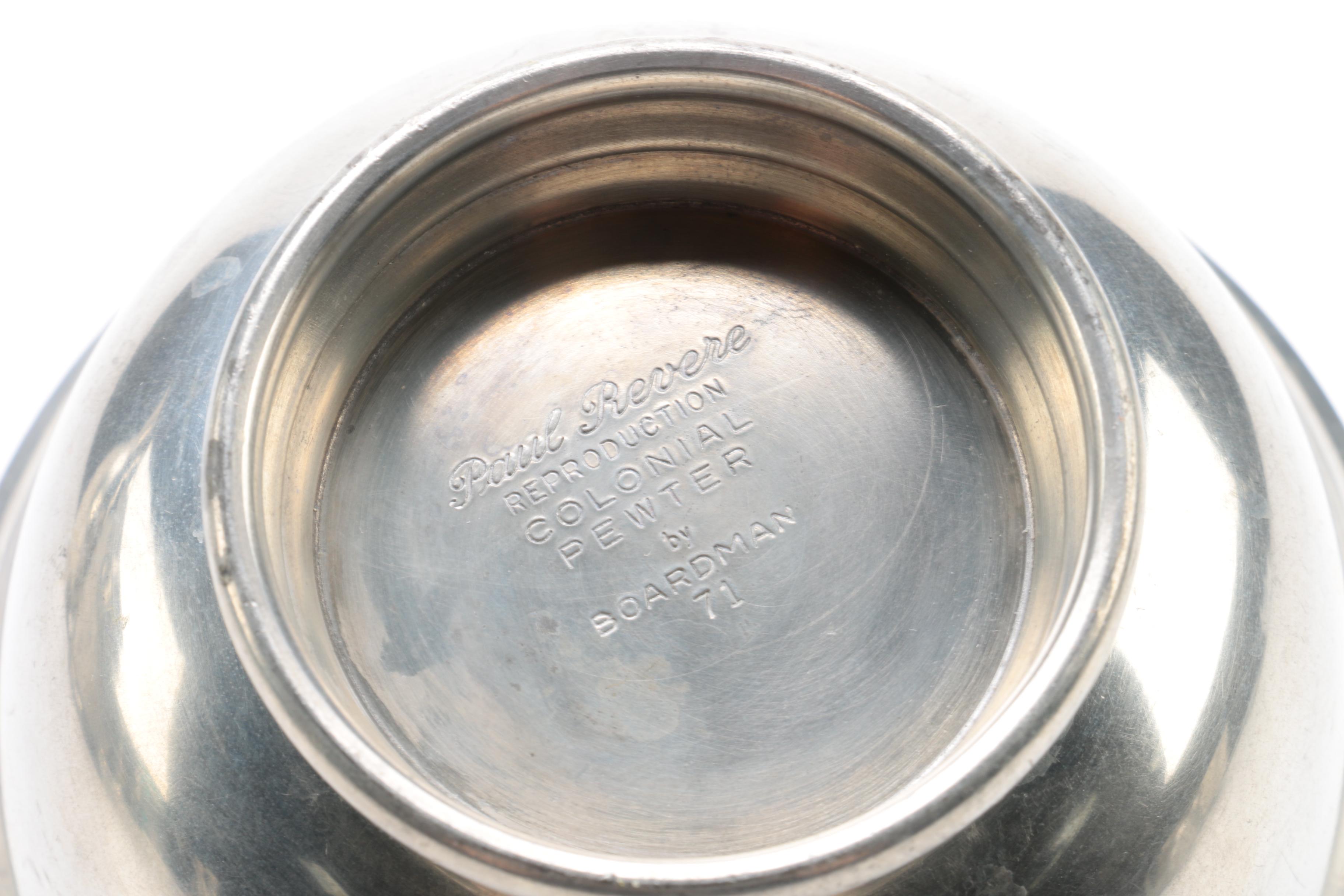 Pewter Serveware and Vases