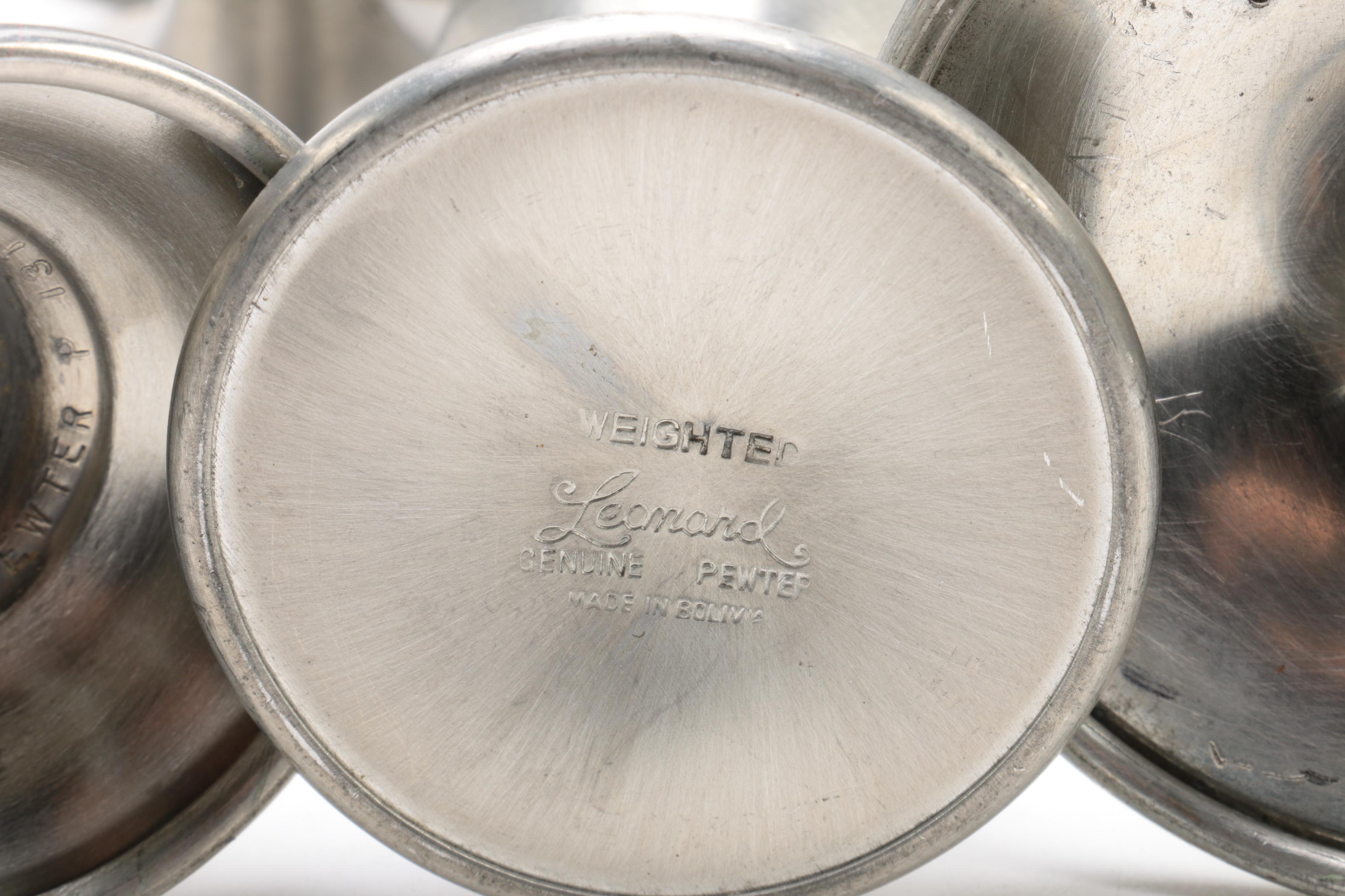 Pewter Serveware and Vases