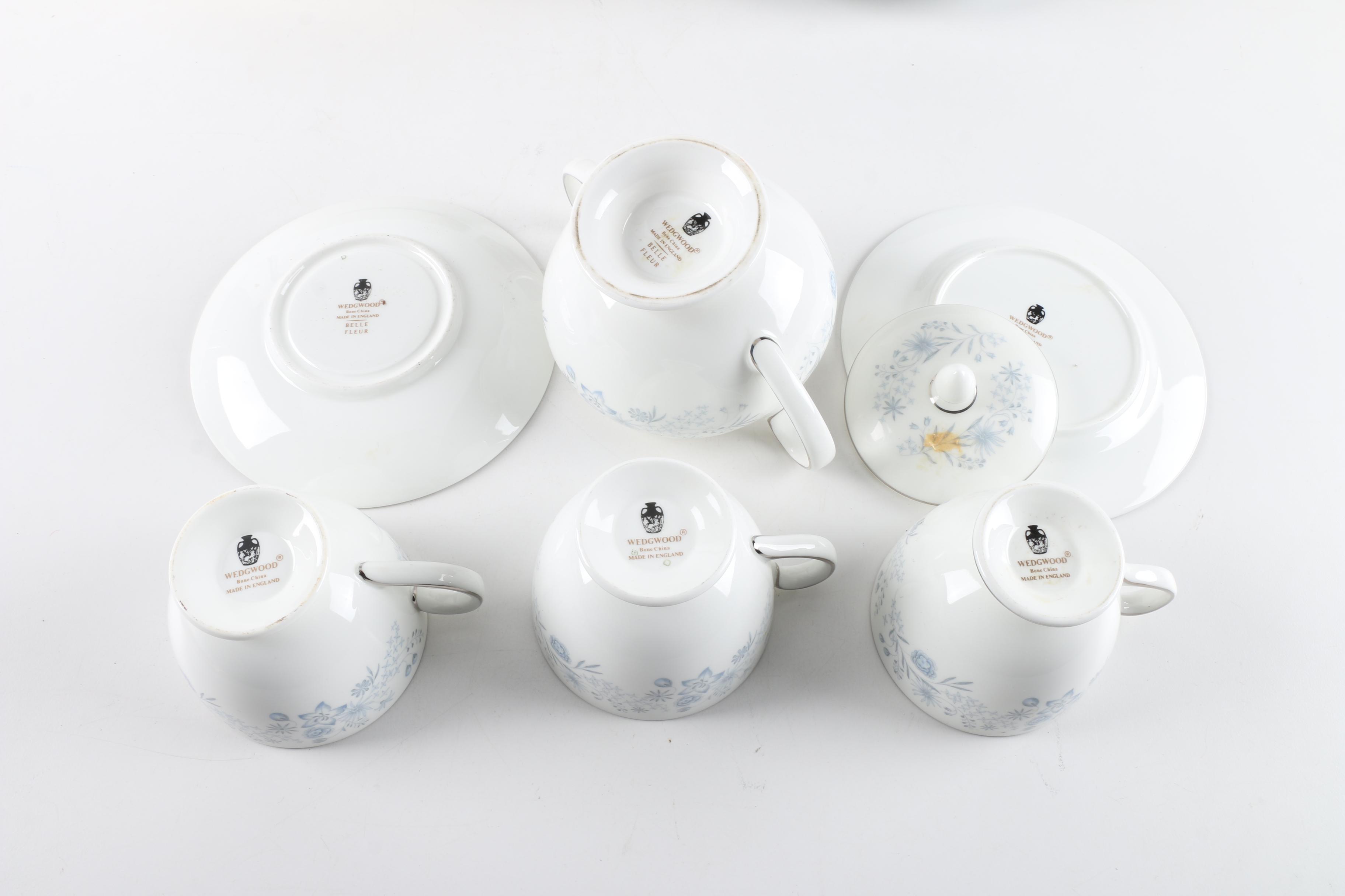 Vintage Tableware Including Spode "Gloucester Red" and Wedgwood "Edme"