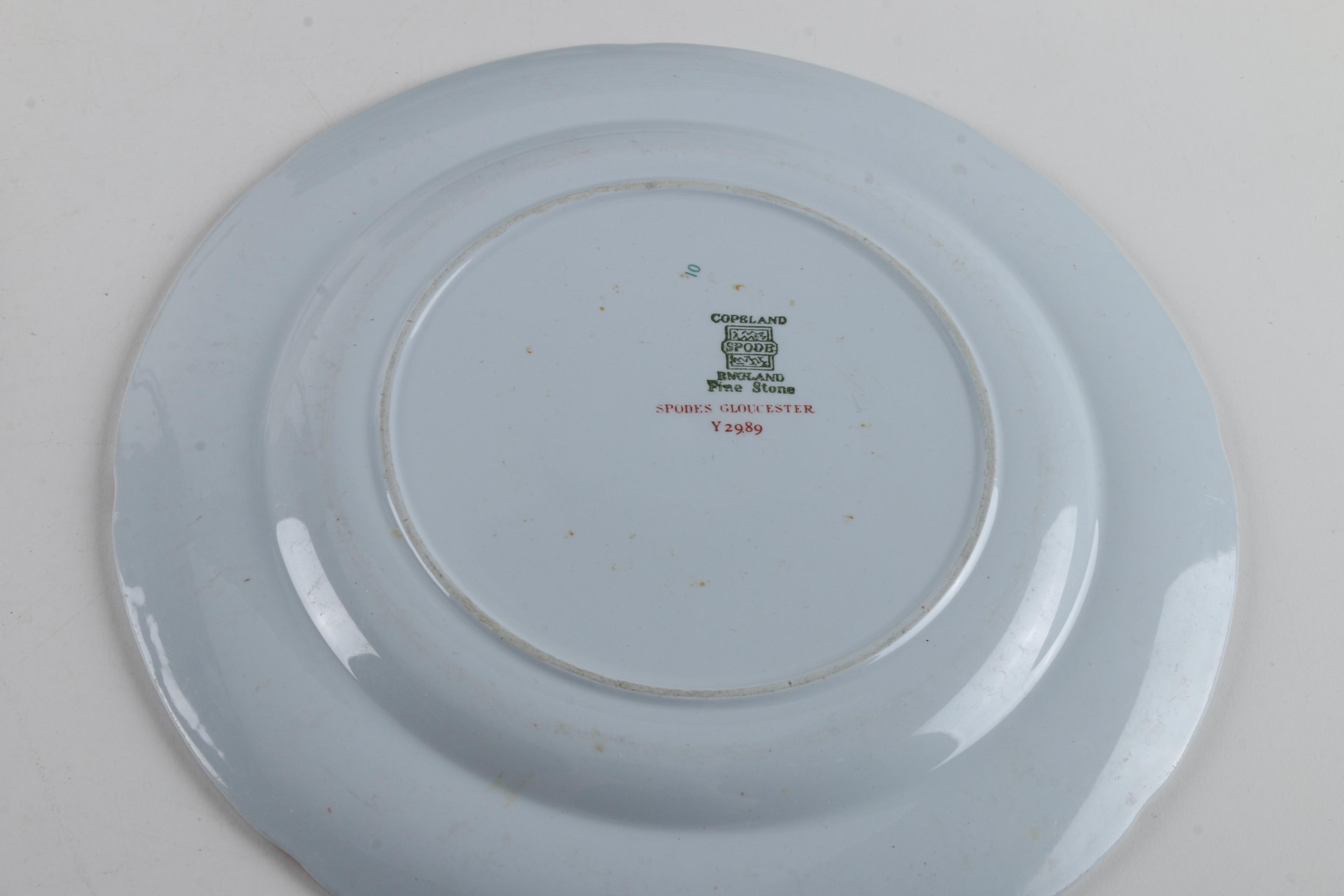 Vintage Tableware Including Spode "Gloucester Red" and Wedgwood "Edme"