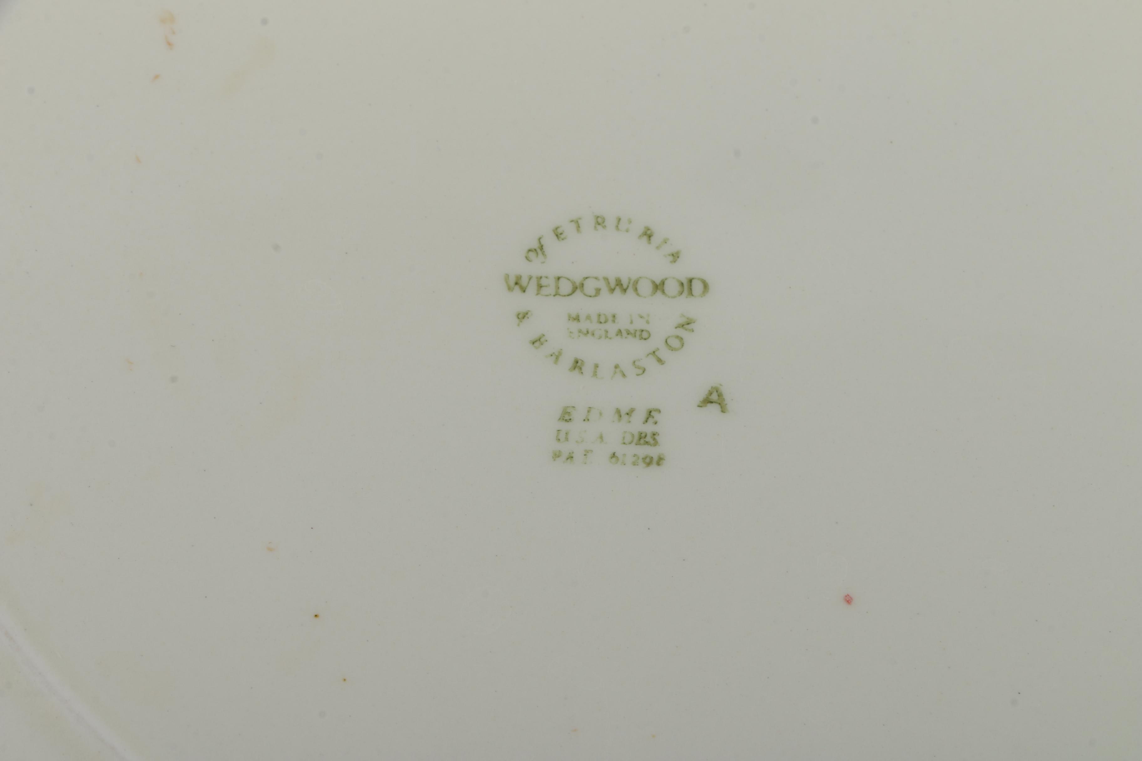 Vintage Tableware Including Spode "Gloucester Red" and Wedgwood "Edme"