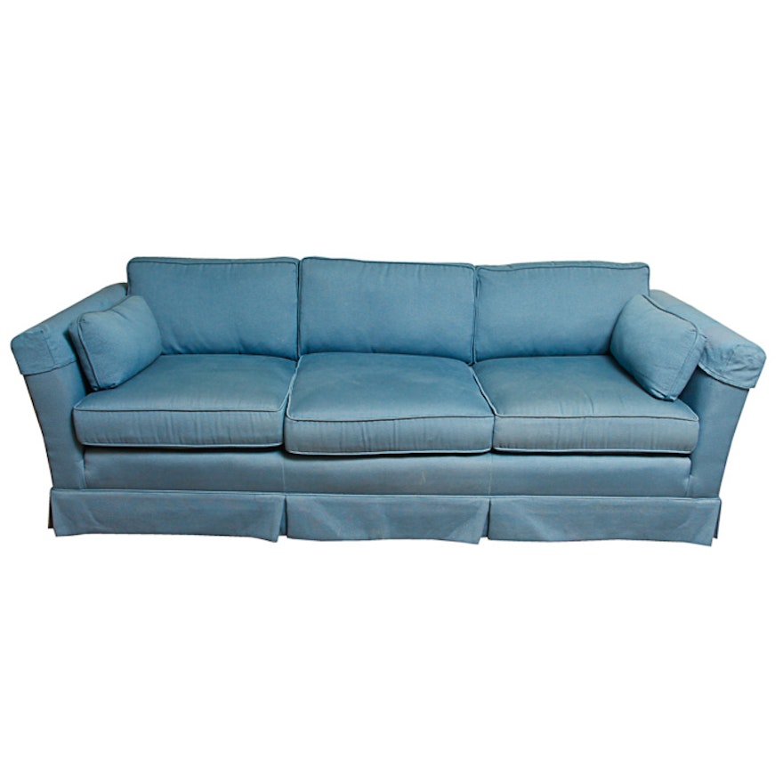 Vintage Blue Sofa by Century