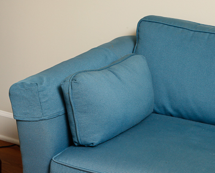 Vintage Blue Sofa by Century