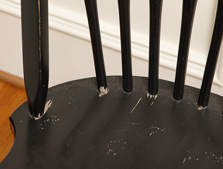 Set of Bow Back Windsor Dining Chairs