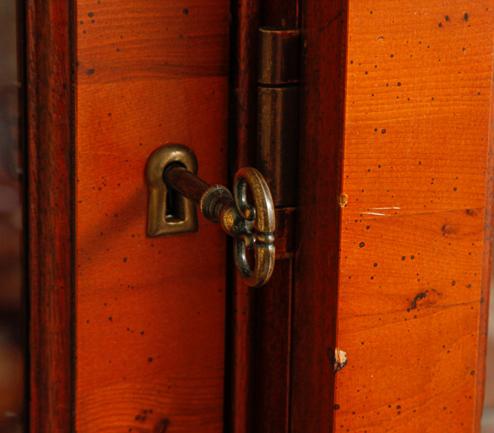 Vintage Federal Style Breakfront China Cabinet by Hekman