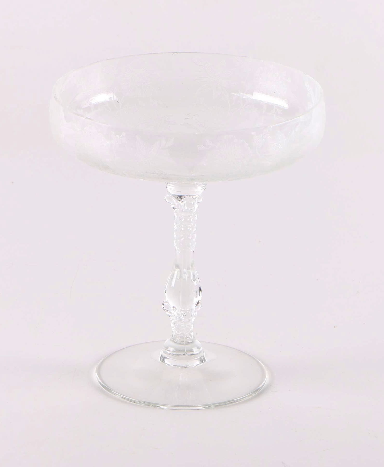 Cambridge "Rose Point Clear" and Other Glass Tableware