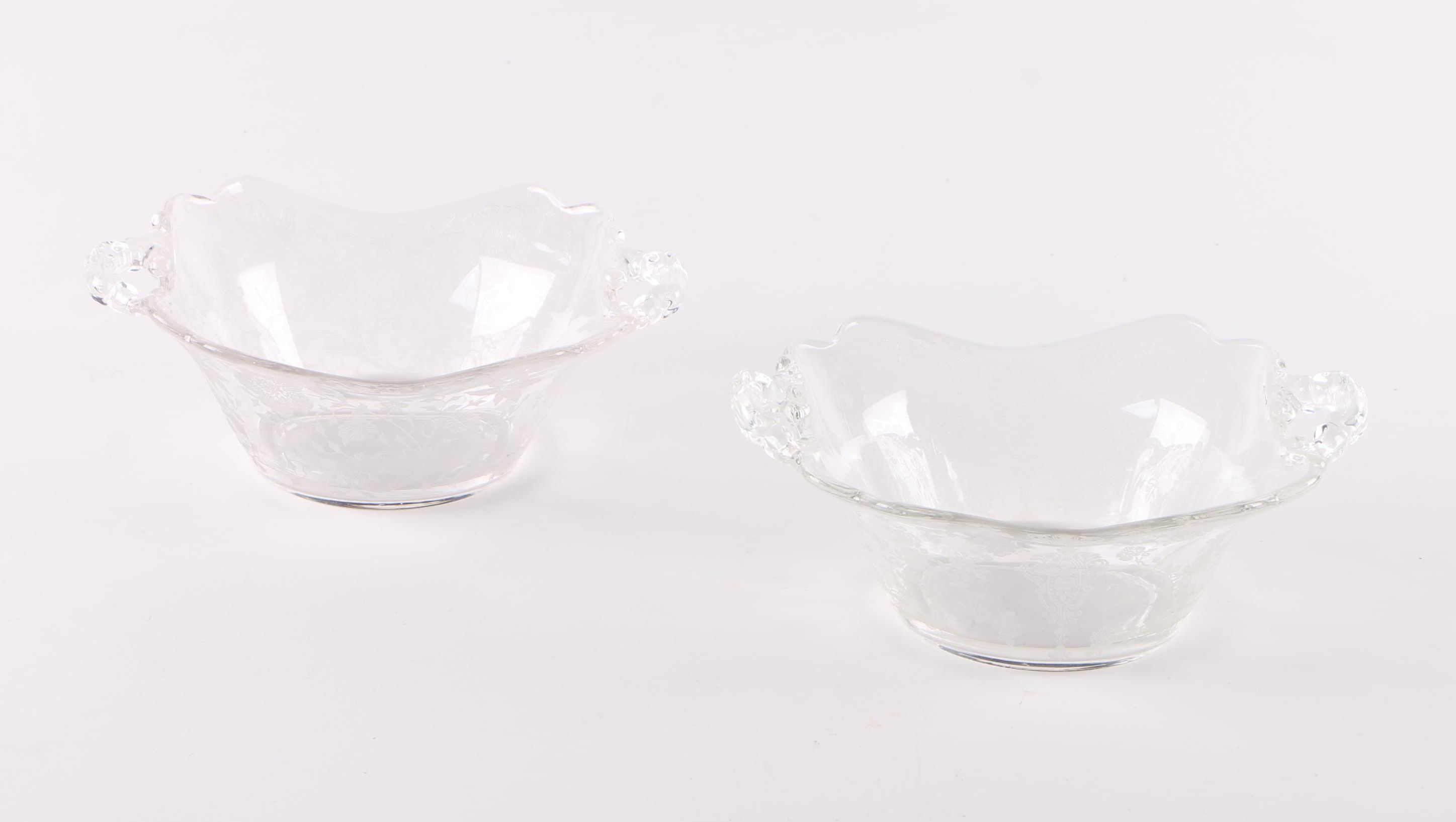 Cambridge "Rose Point Clear" and Other Glass Tableware