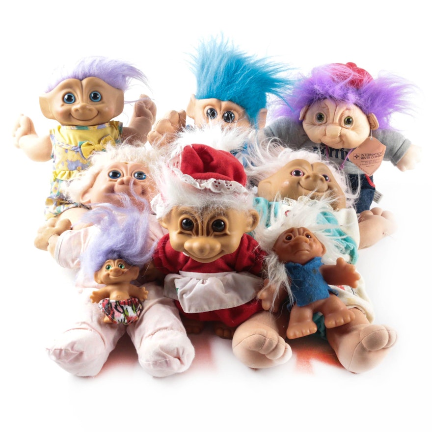 Vintage Russ and ABC Novelty "Troll" Dolls