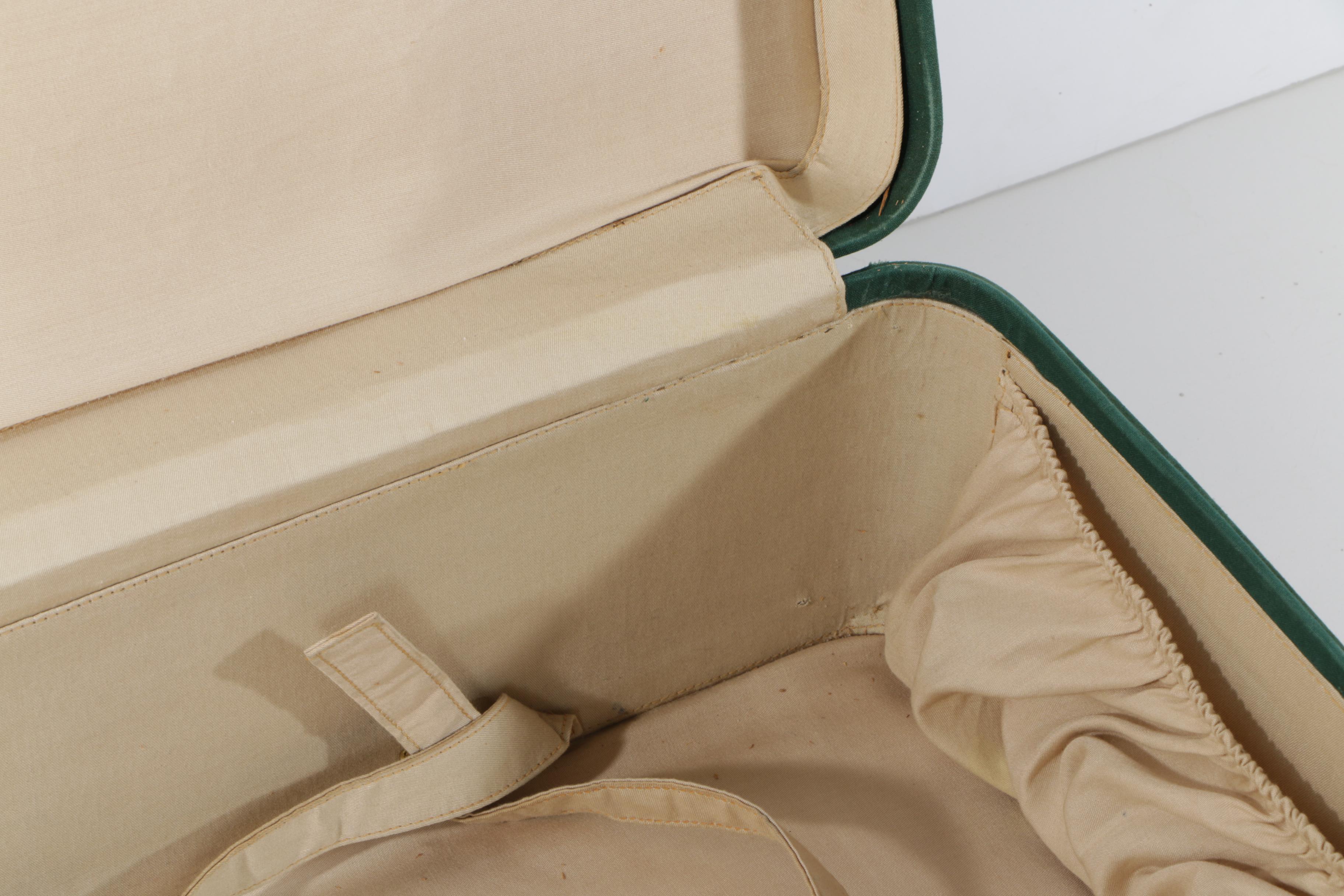 Vintage T. Anthony Ltd. Large Green Pullman Suitcases