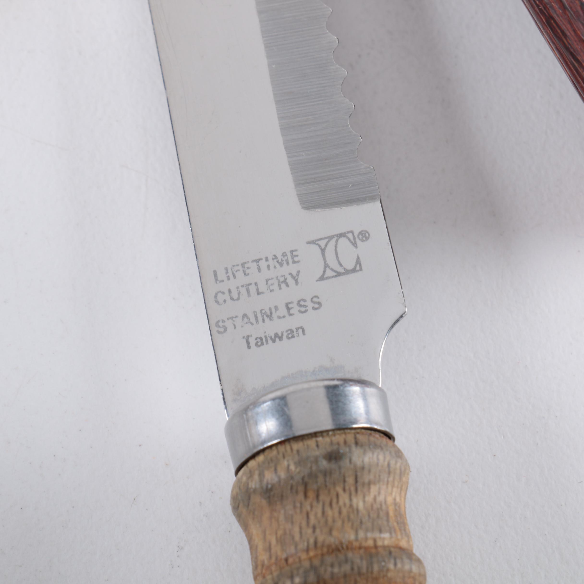 Lifetime Cutlery "Old Homestead" Wood Handled Flatware and More