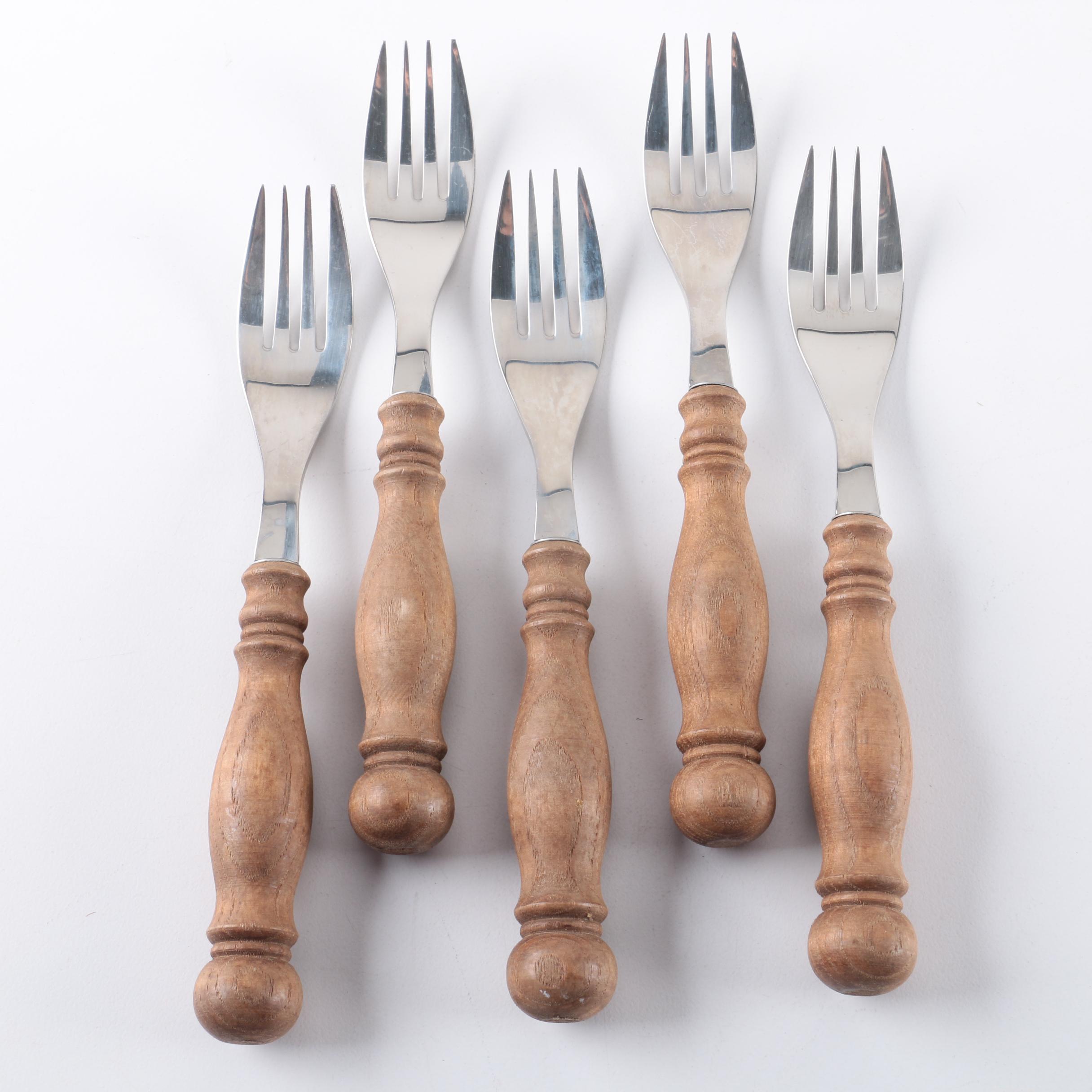 Lifetime Cutlery "Old Homestead" Wood Handled Flatware and More