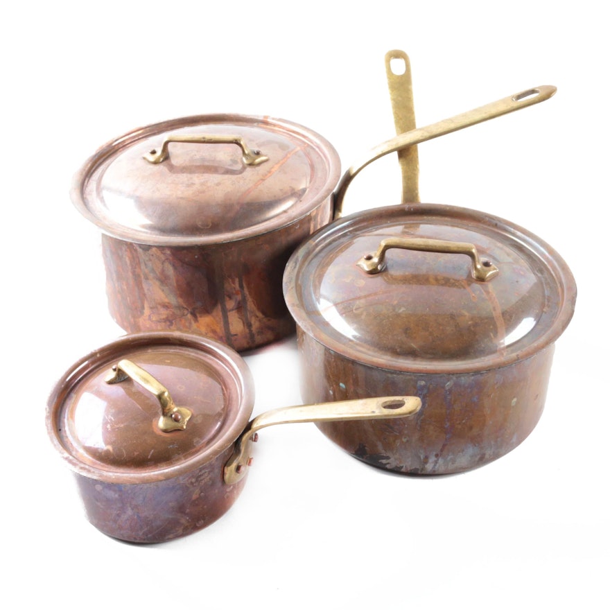 Jean Matillon Copper Saucepans