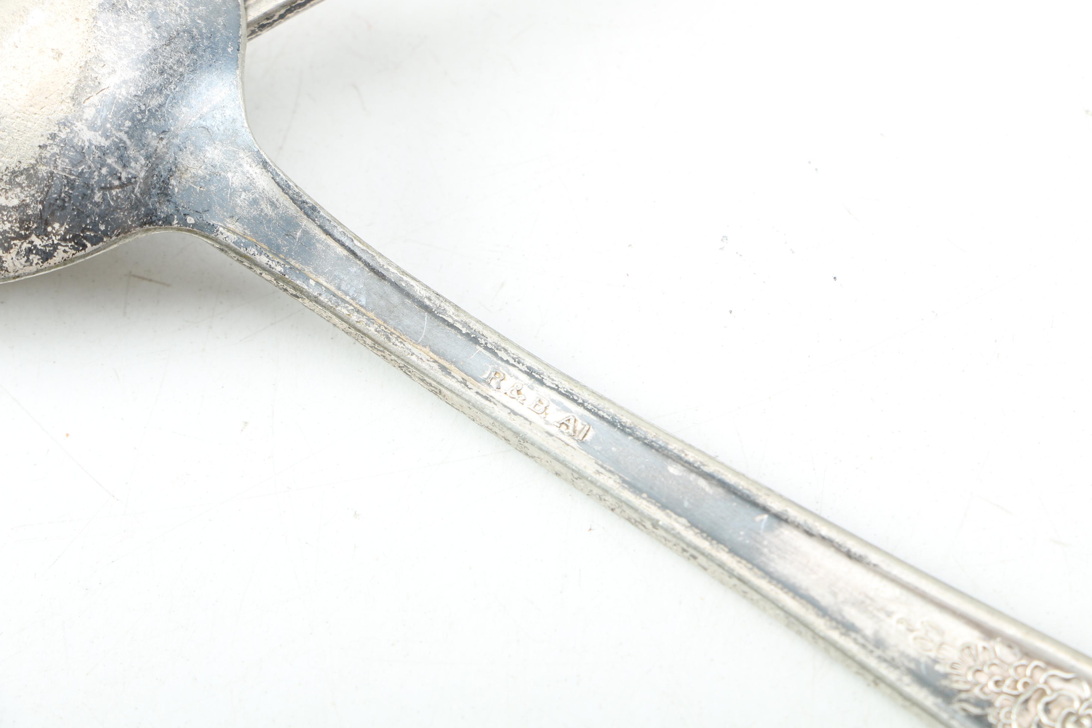 Gorham "Virginia" Sterling Silver Butter Knife with Silver-Plated Spoons