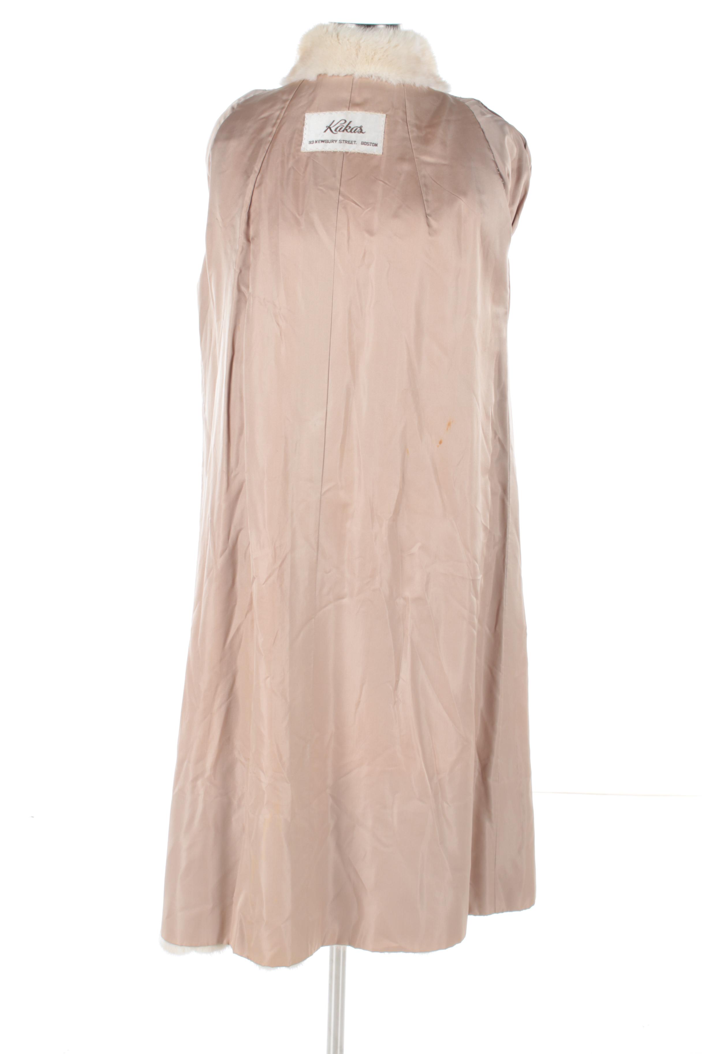 Women's Vintage Kakas Blonde Mink Fur Coat