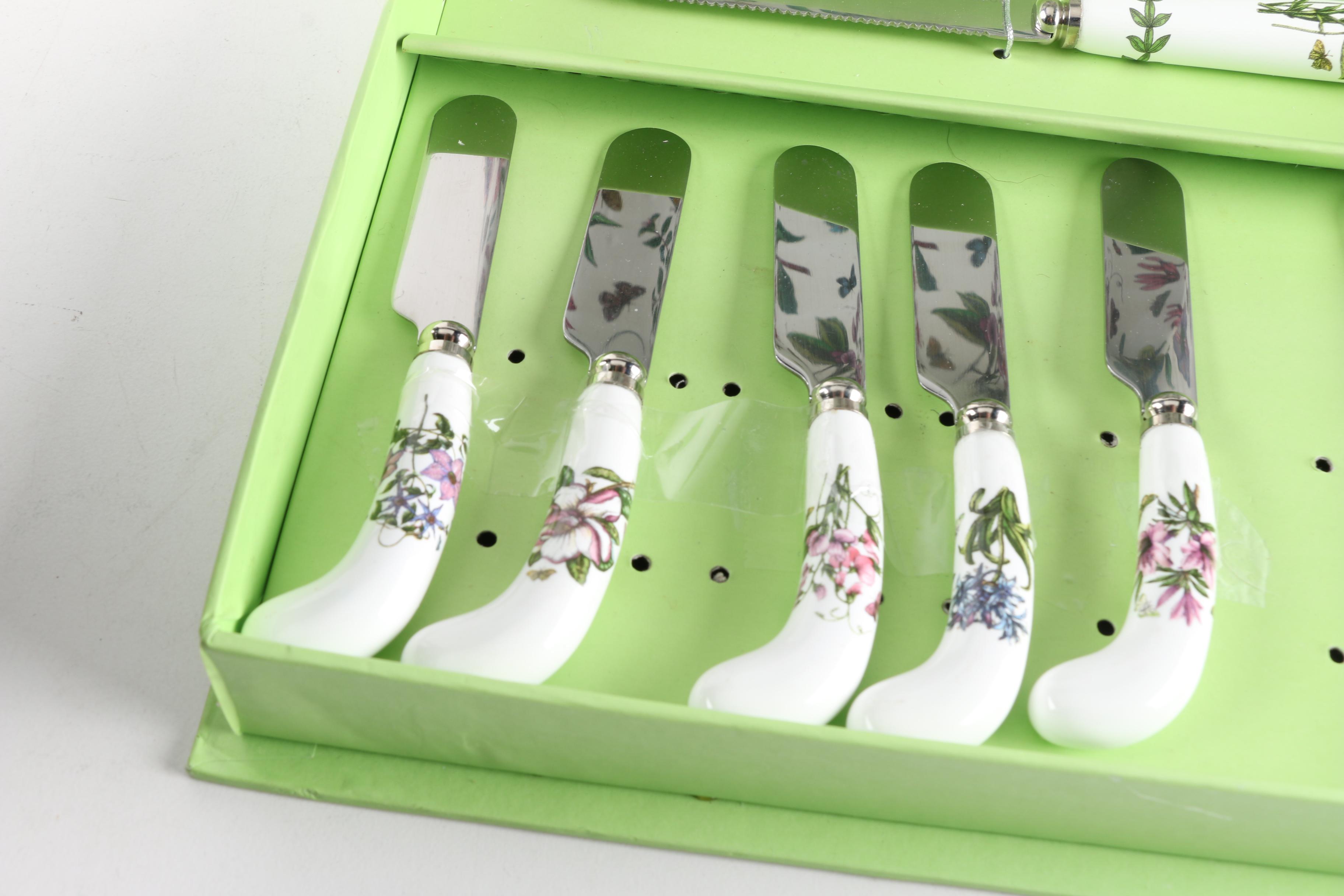Portmeirion "Botanic Garden" Cheese Knife Set