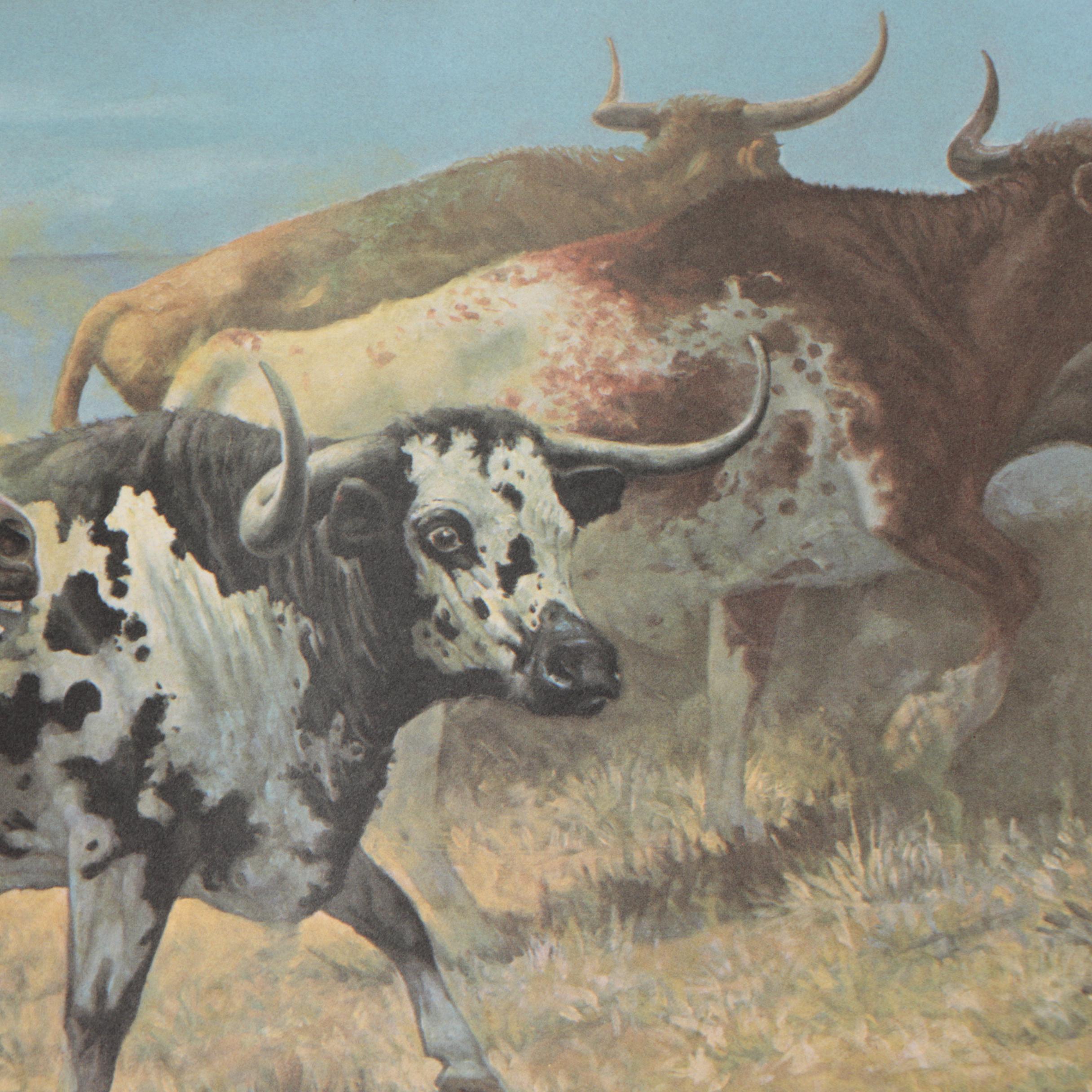 Chuck DeHaan Limited Edition Offset Lithograph "Up The Chisholm"