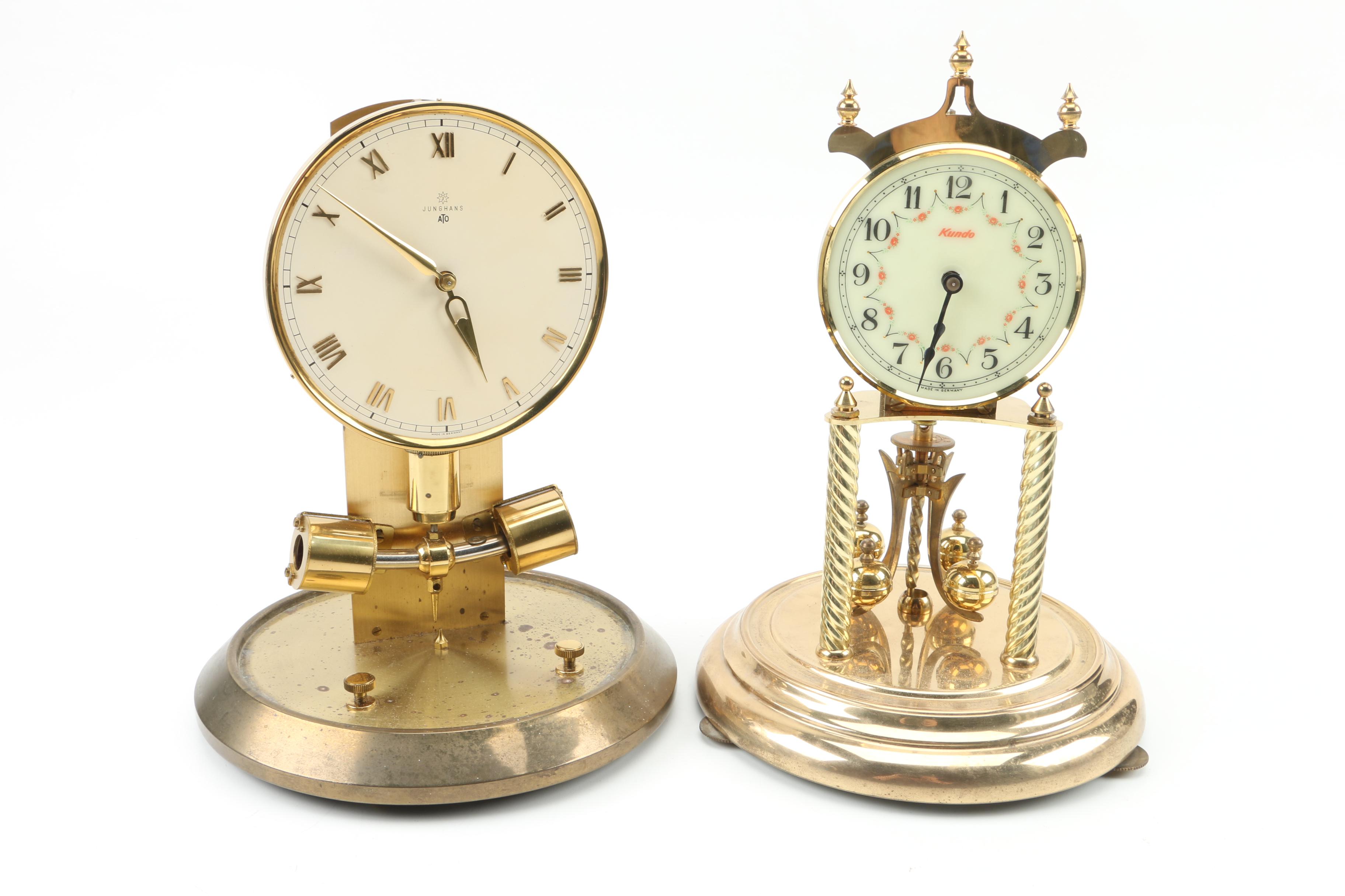 Kundo and Junghaus Anniversary Clocks