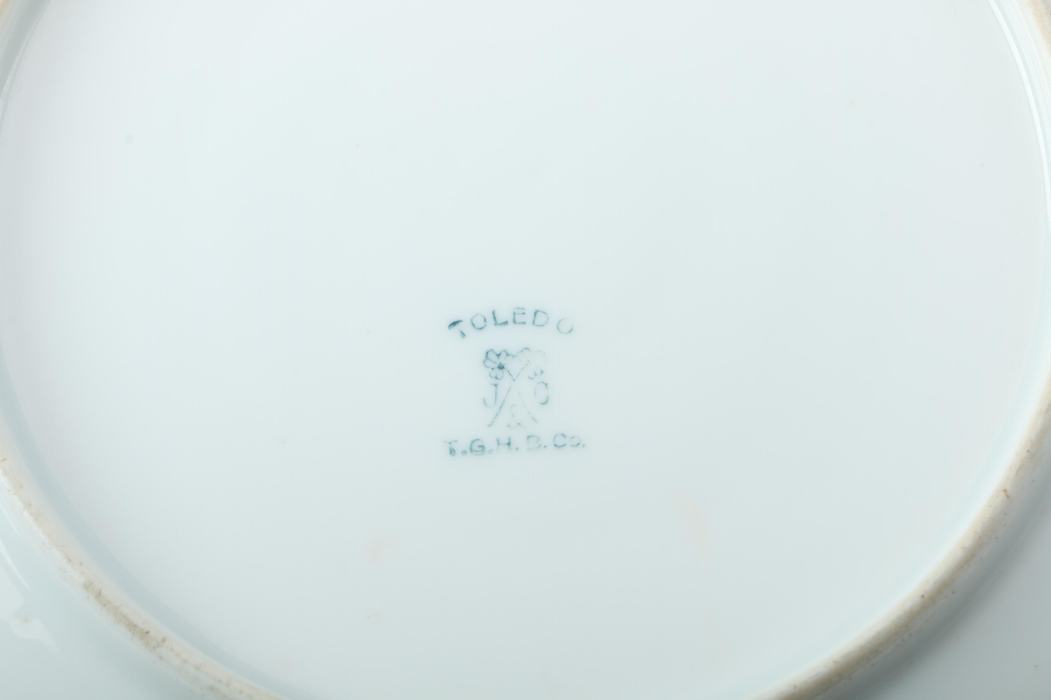 Vintage Porcelain Plates Including Tillowitz and Maddock & Sons