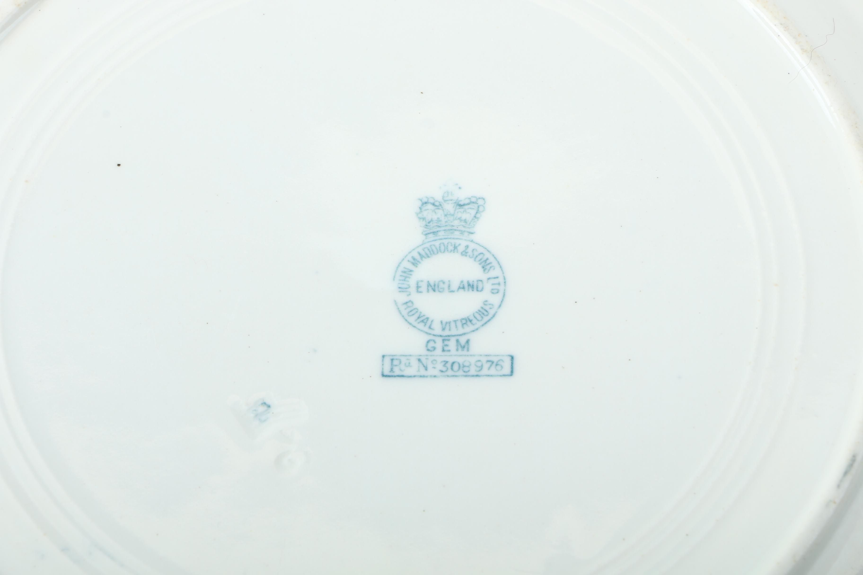 Vintage Porcelain Plates Including Tillowitz and Maddock & Sons