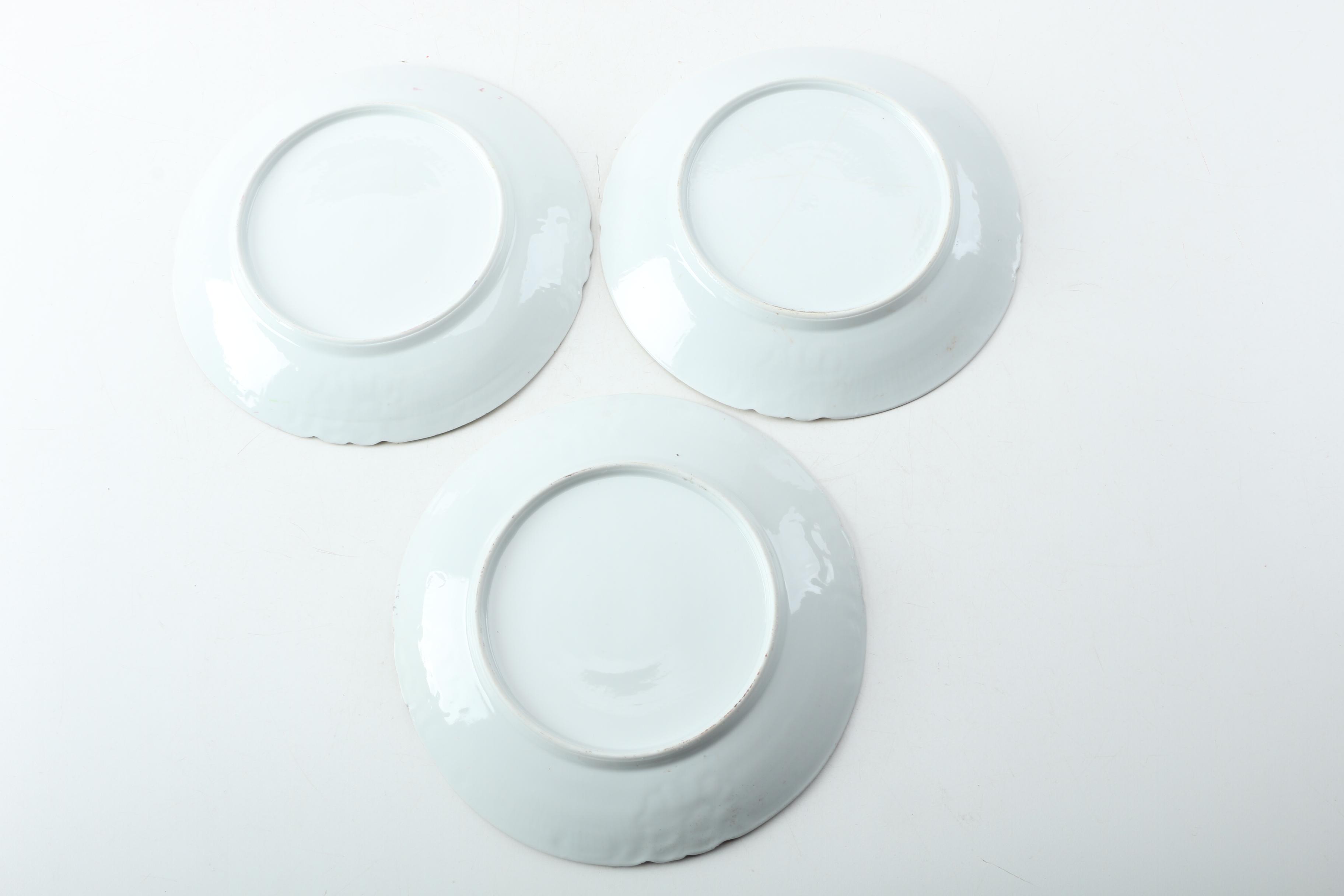 Vintage Porcelain Plates Including Tillowitz and Maddock & Sons