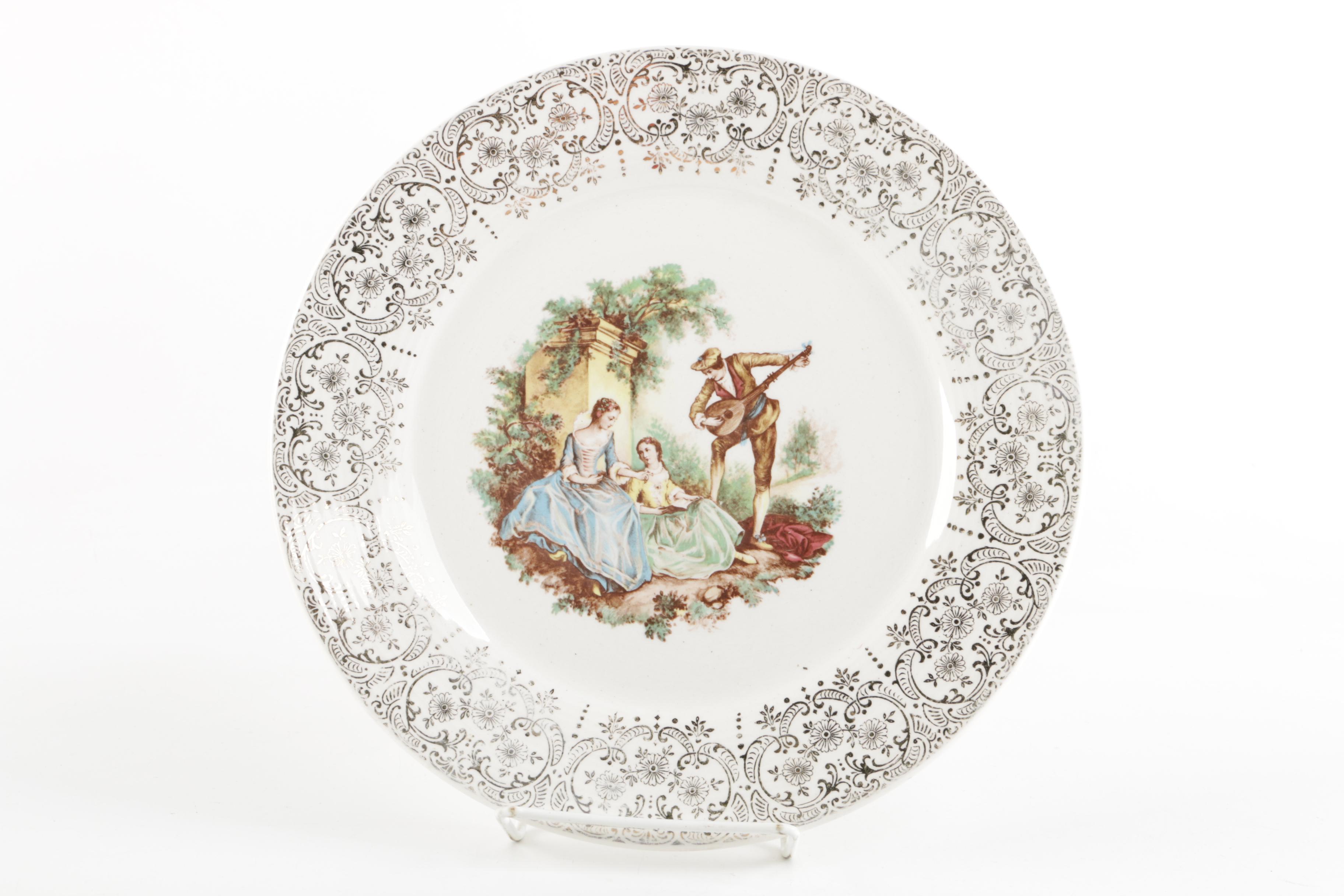 Vintage American Limoges "China D'Or" Porcelain Plates