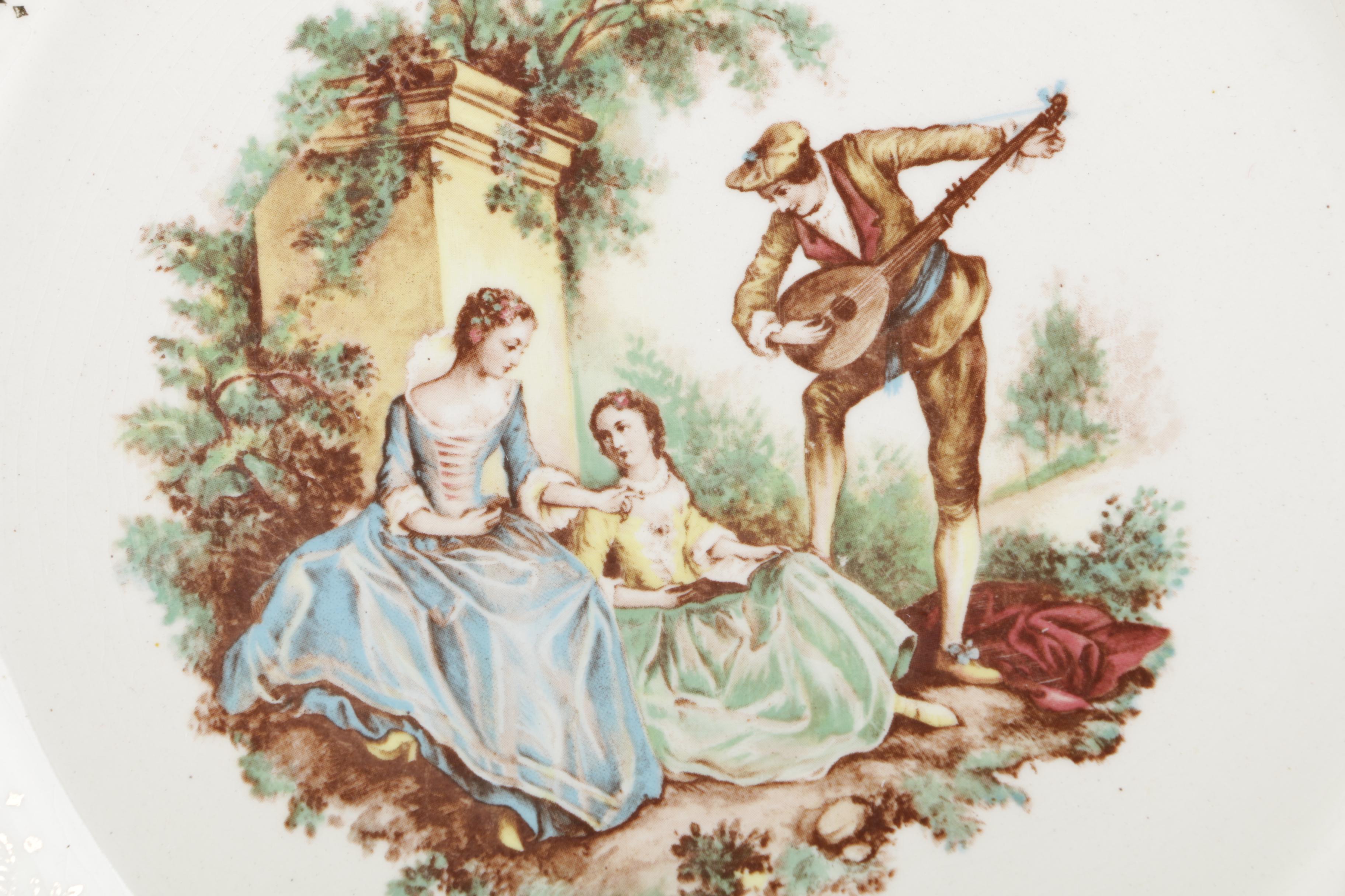 Vintage American Limoges "China D'Or" Porcelain Plates