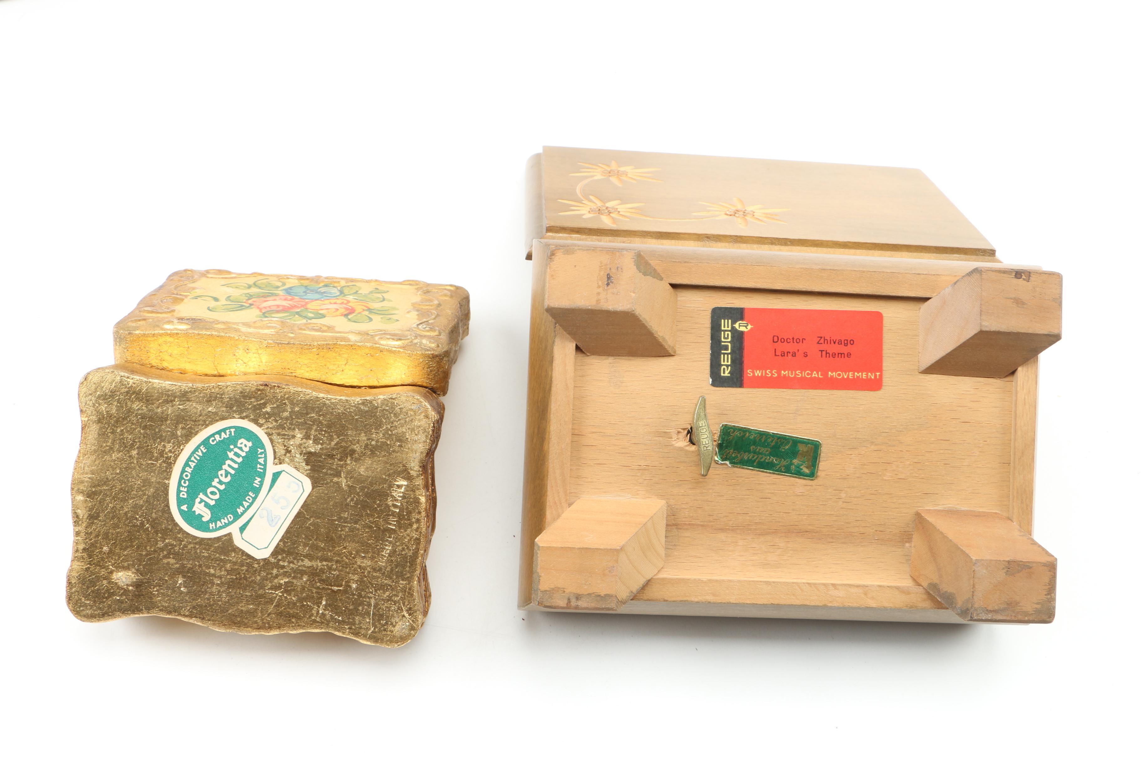 Music Boxes and Other Decorative Boxes, Including Reuge