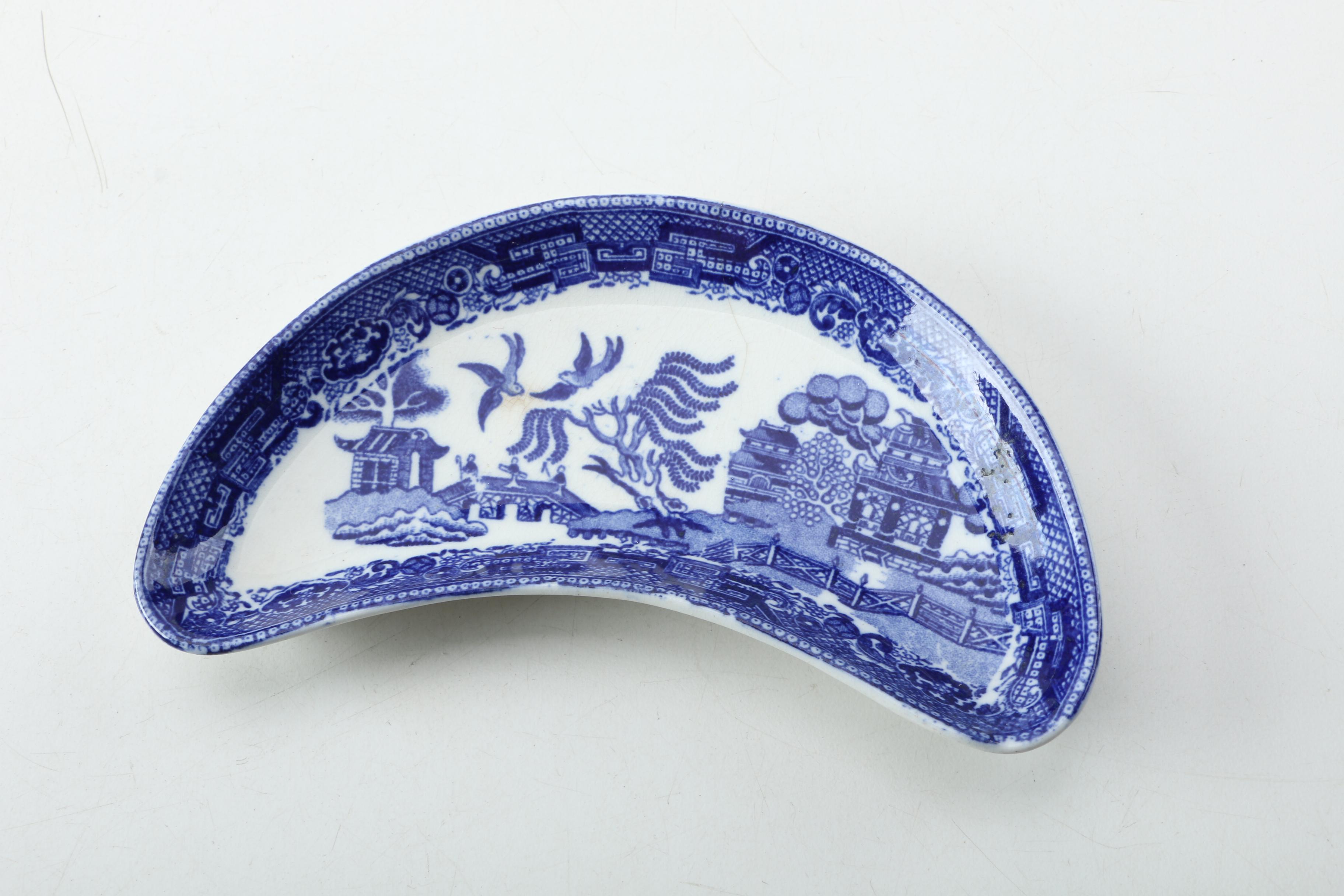 Antique Bone Dishes Including Wedgwood & Co and Johnson Brothers