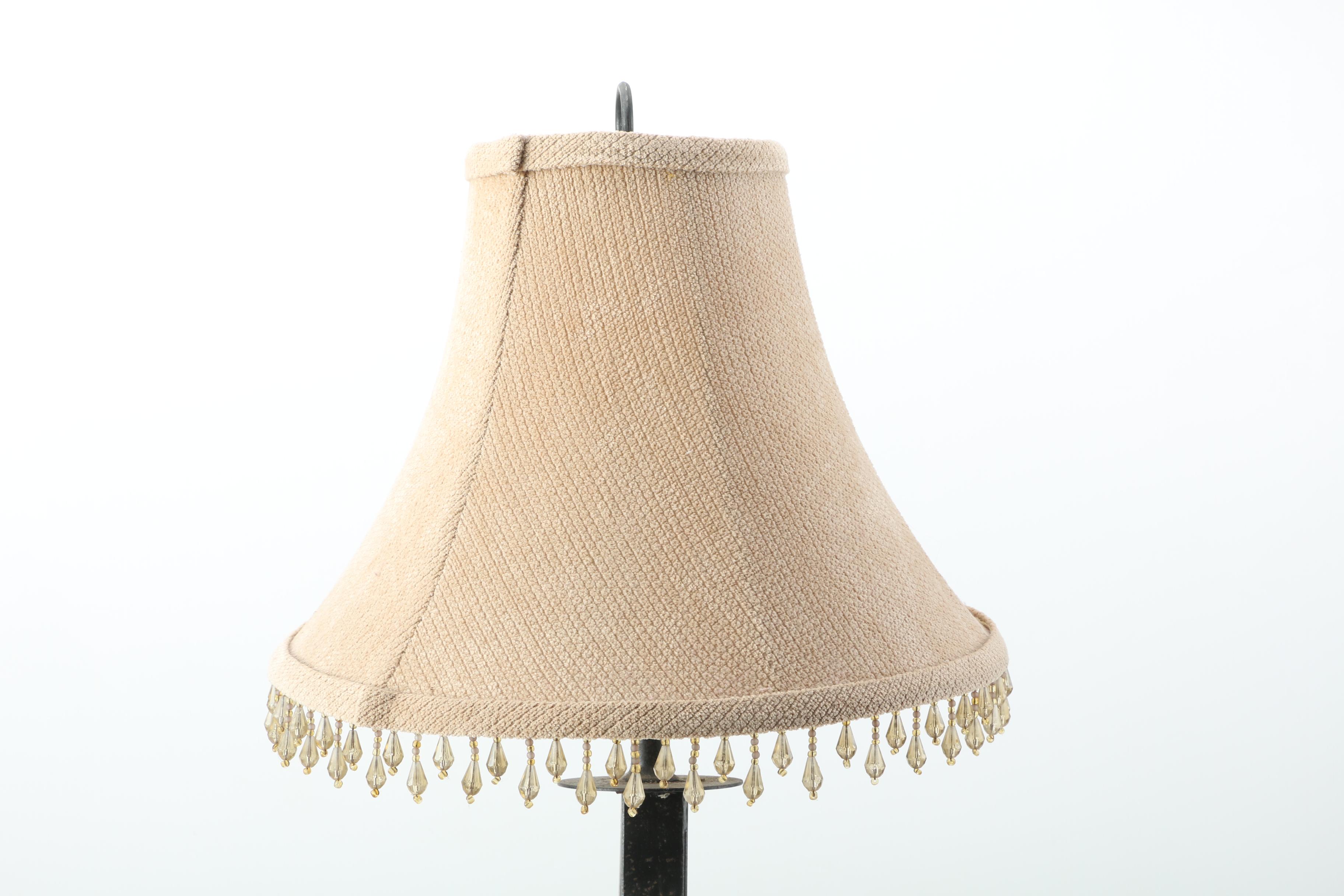 Wrought Iron Footed Table Lamp