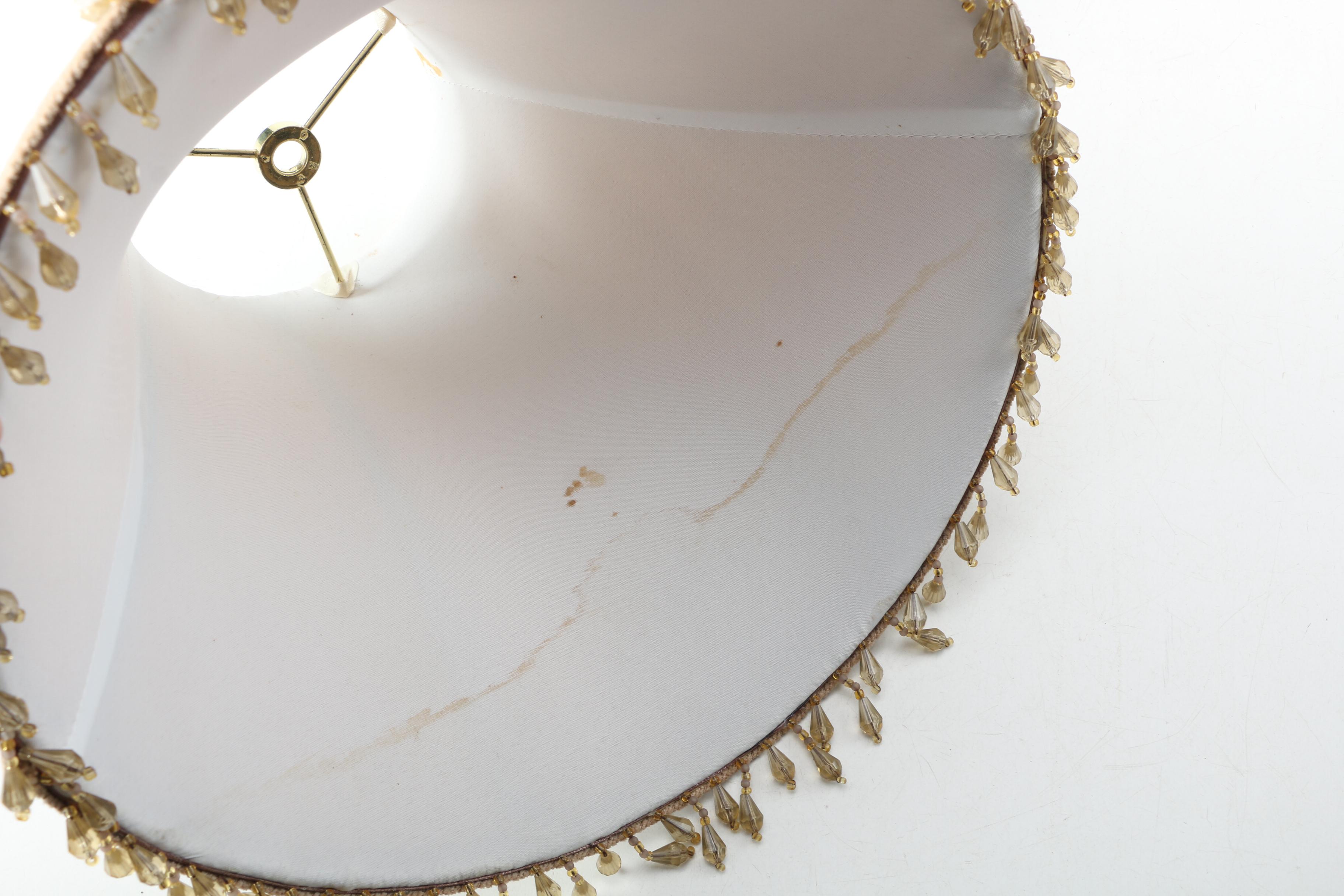 Wrought Iron Footed Table Lamp