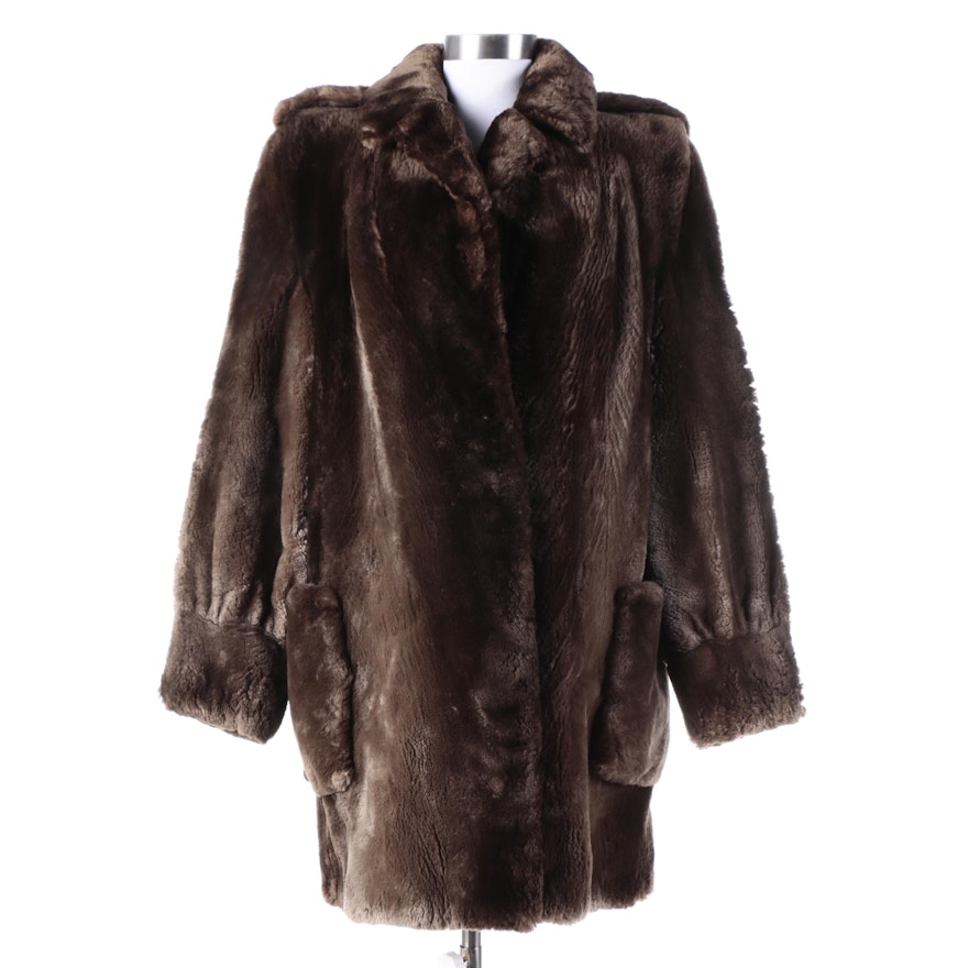 Women's Vintage Beaver Fur Coat