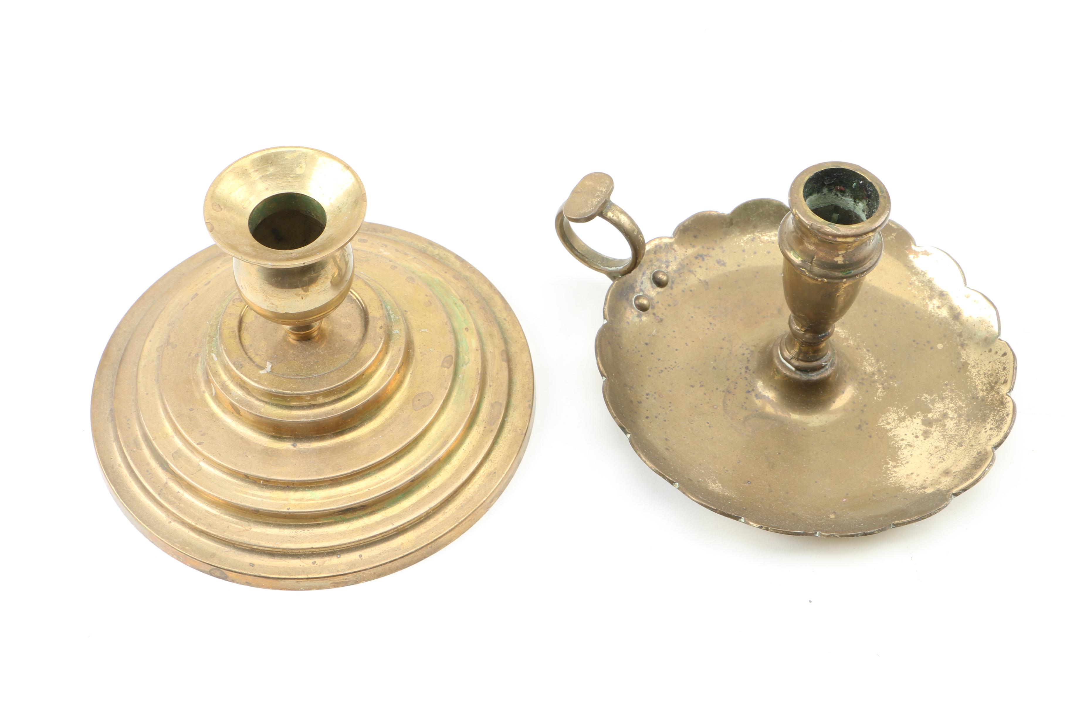 Brass Menorah, Candelabra and Candlesticks