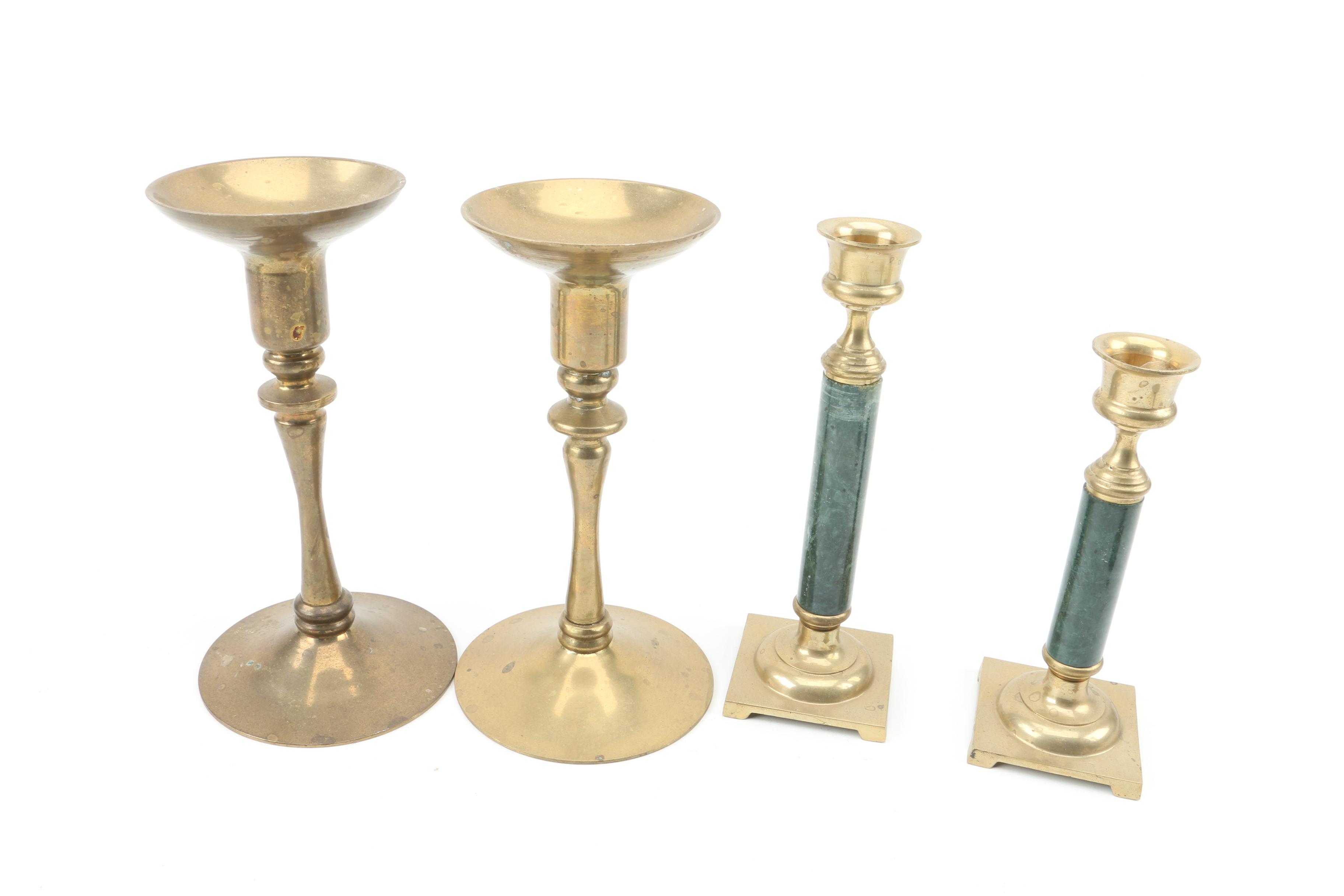 Brass Menorah, Candelabra and Candlesticks