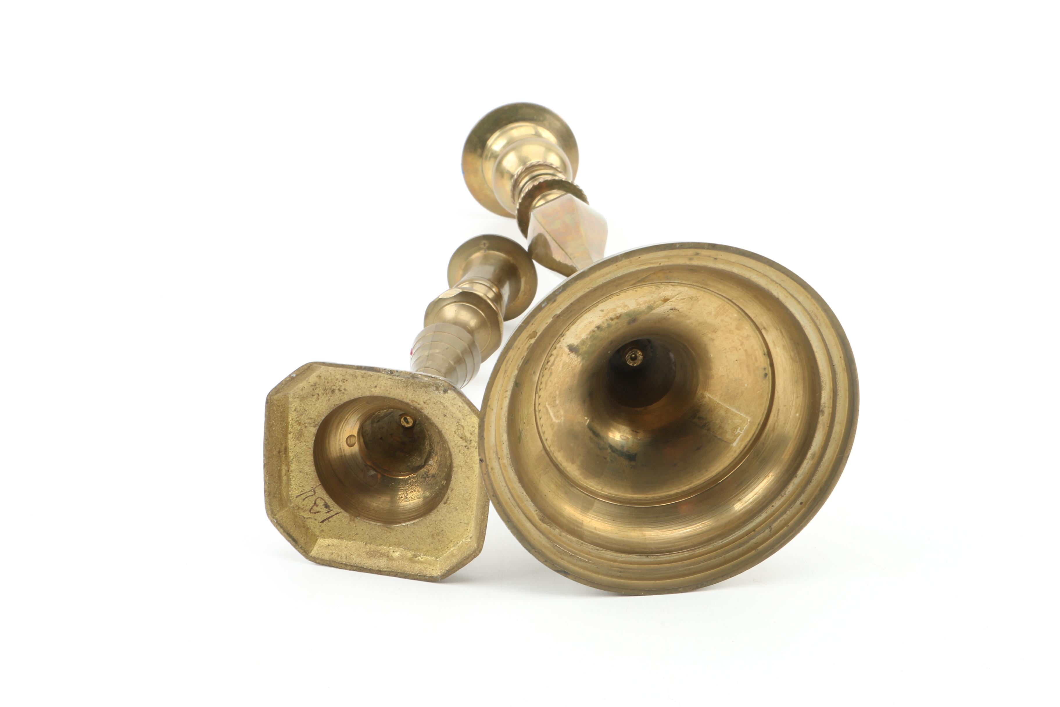 Brass Menorah, Candelabra and Candlesticks