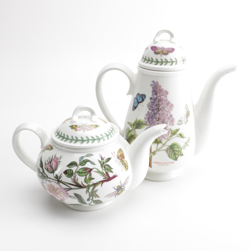 Portmeirion "Botanic Garden" Coffee Pot and Tea Pot