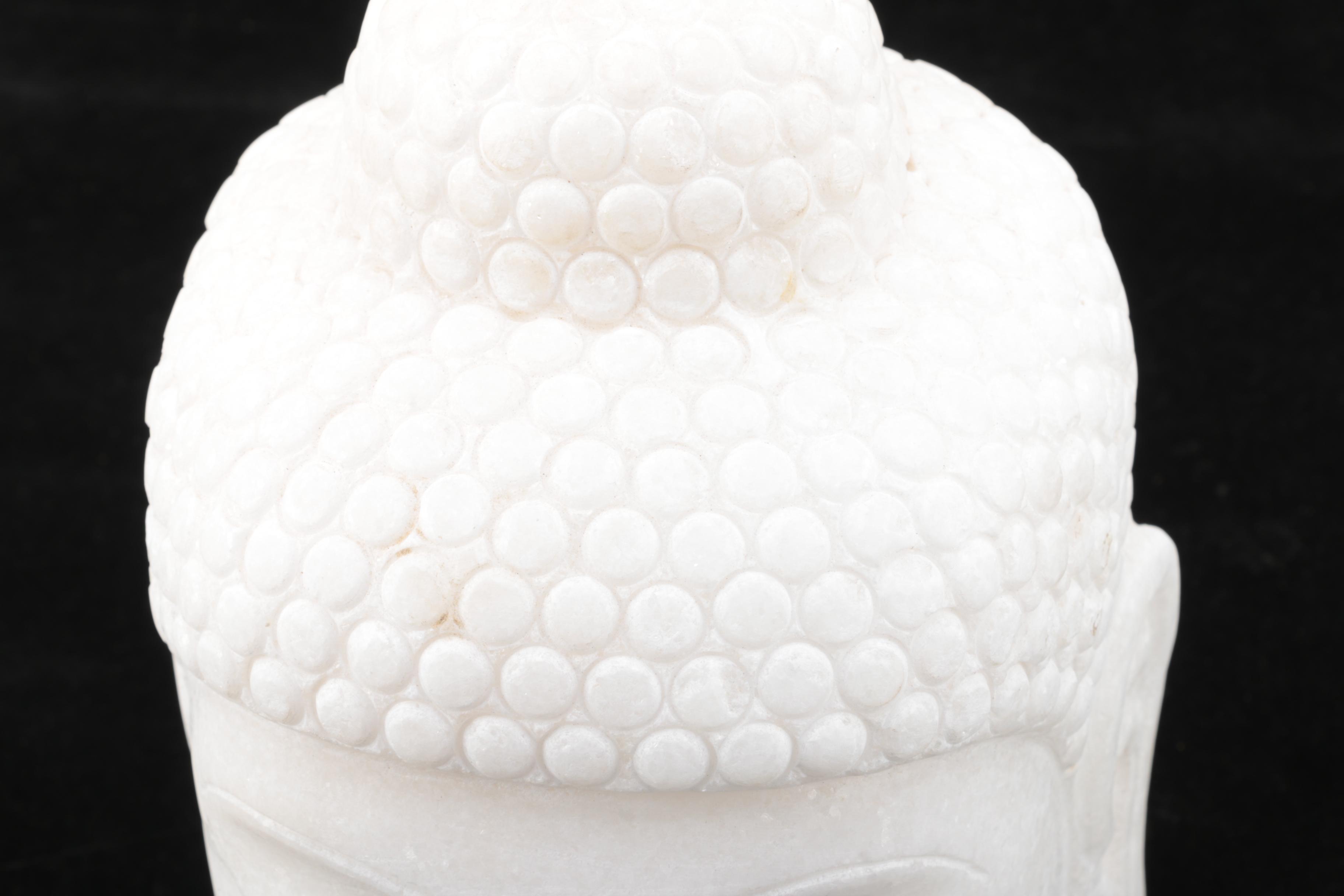Marble Buddha Head