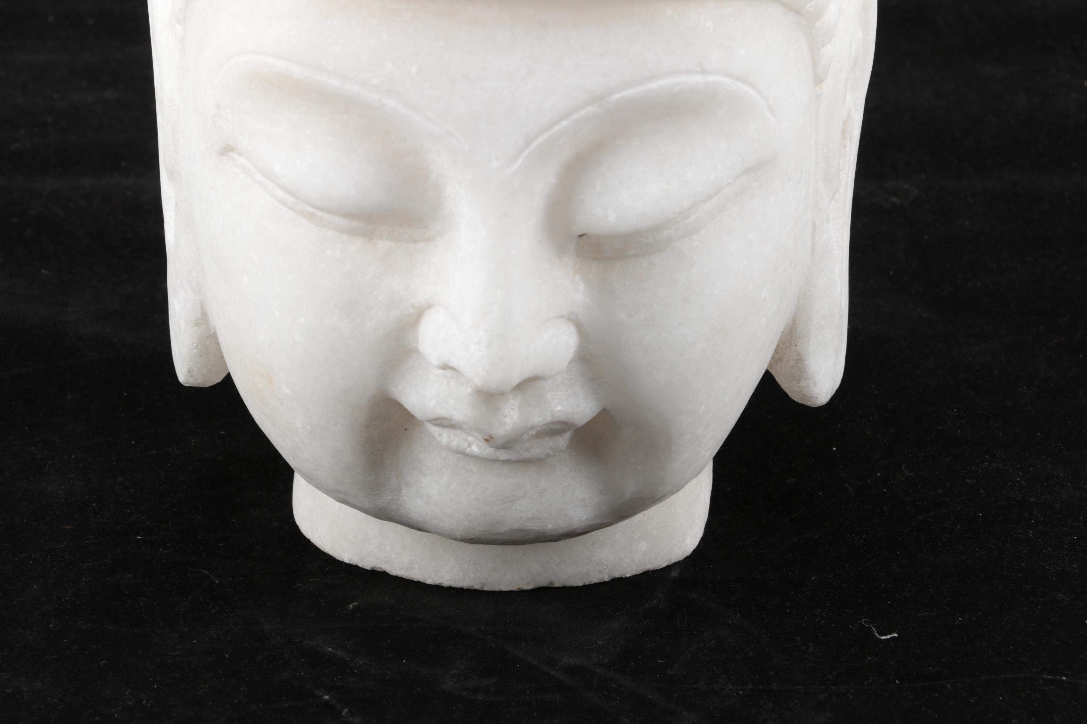 Marble Buddha Head